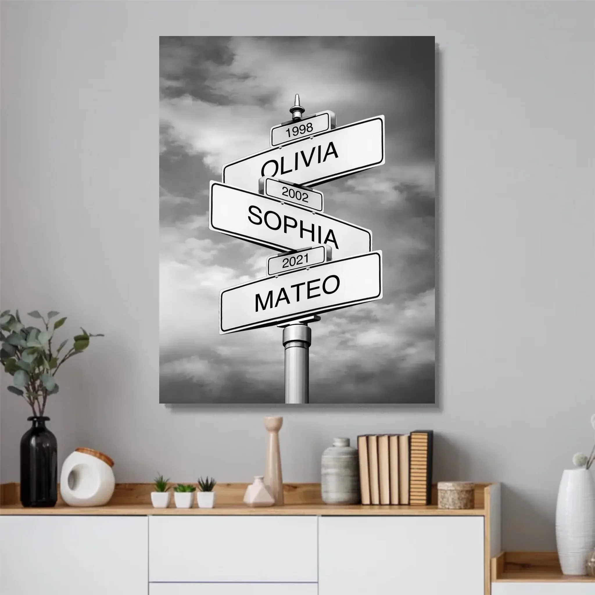 Personalized Poster – Family Name And Date Street Sign - Image 4