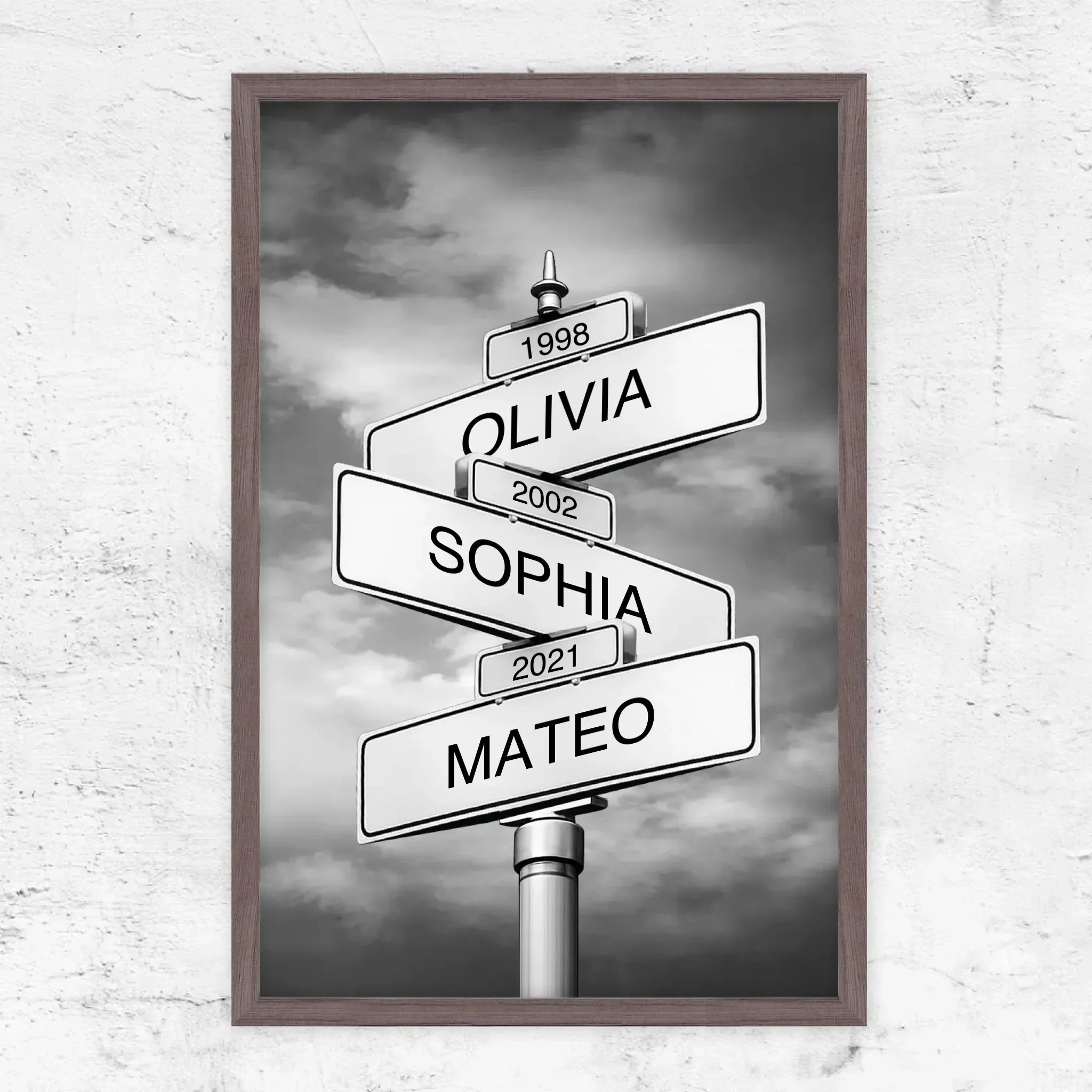 Personalized Poster – Family Name And Date Street Sign - Image 8