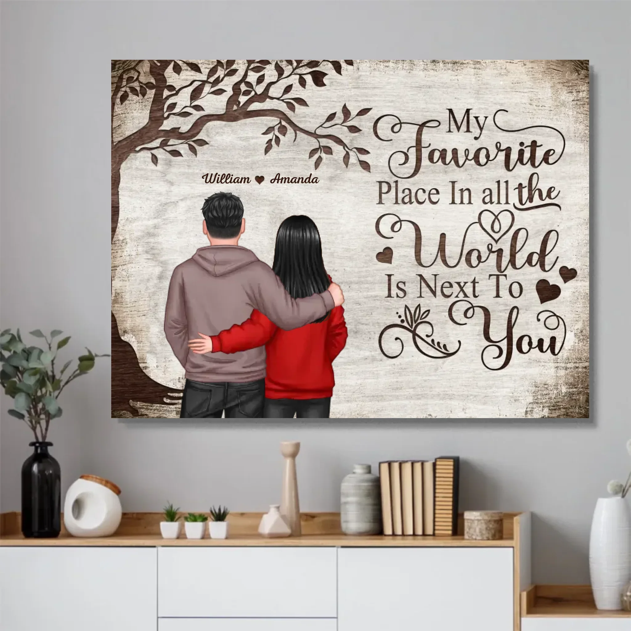 Personalized Poster “Favorite place - view from behind” - Image 4