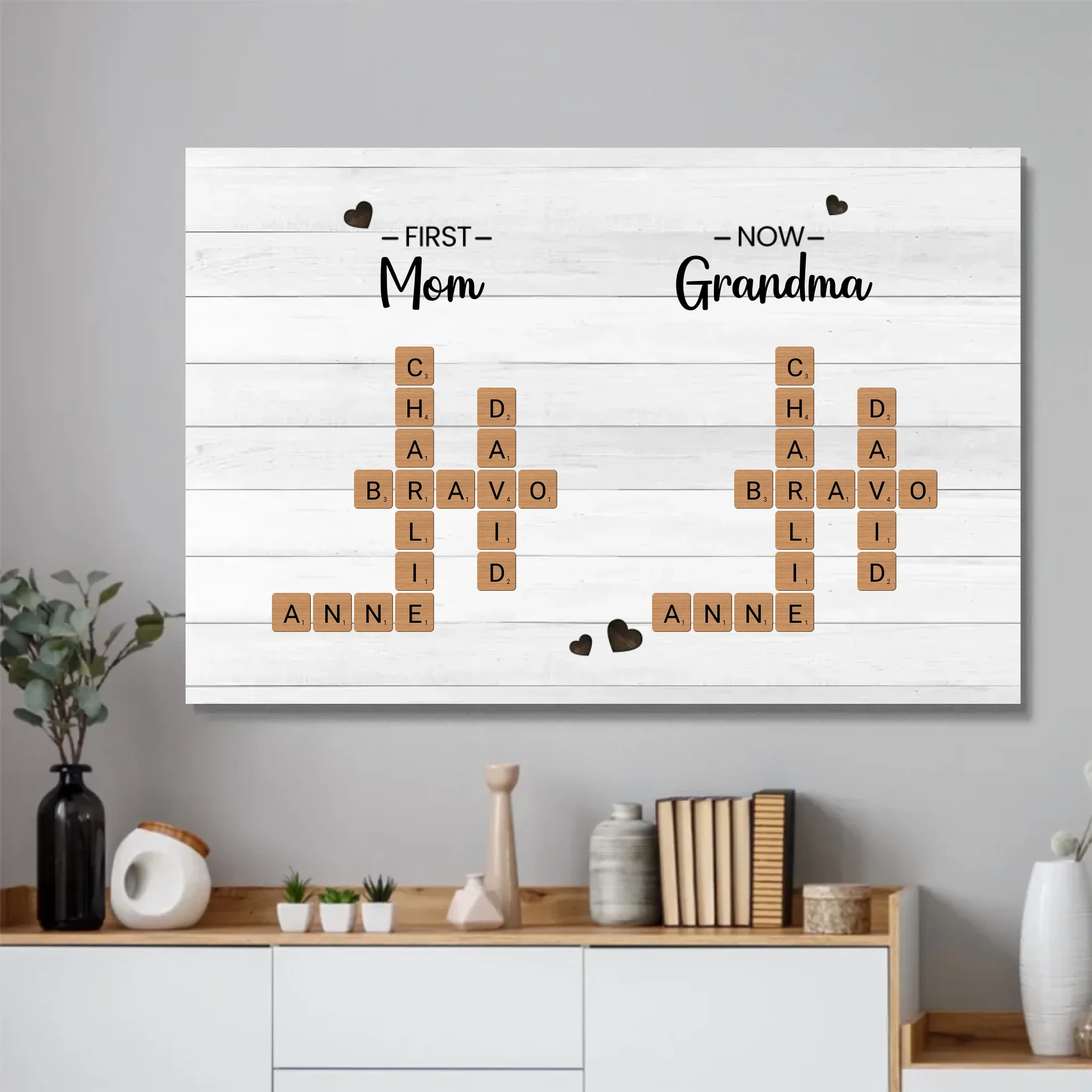 Personalized Poster "First Mom, Now Grandma – Crossword" - Image 2