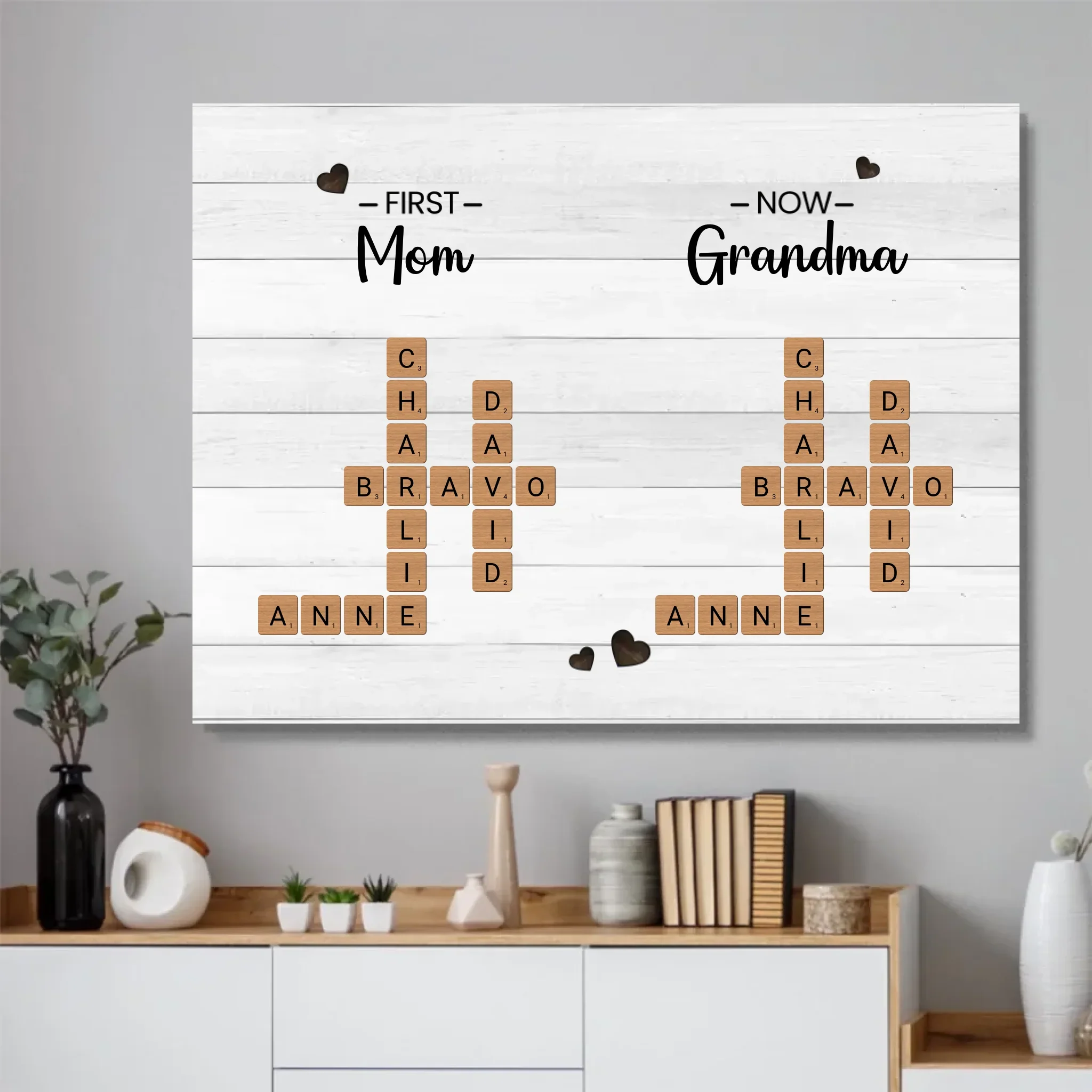 Personalized Poster "First Mom, Now Grandma – Crossword" - Image 4