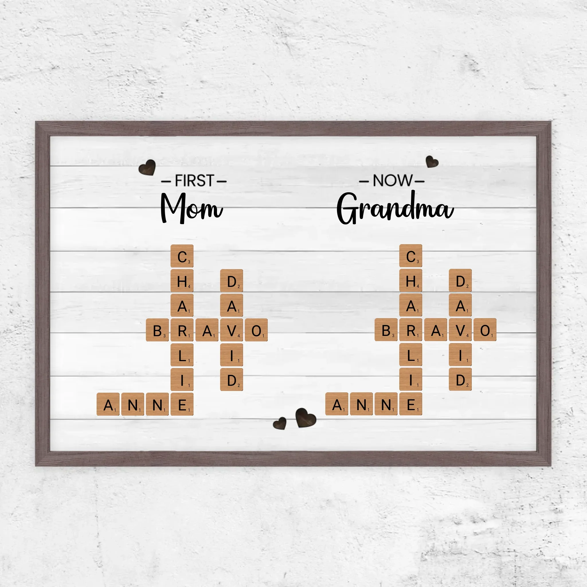 Personalized Poster "First Mom, Now Grandma – Crossword" - Image 7