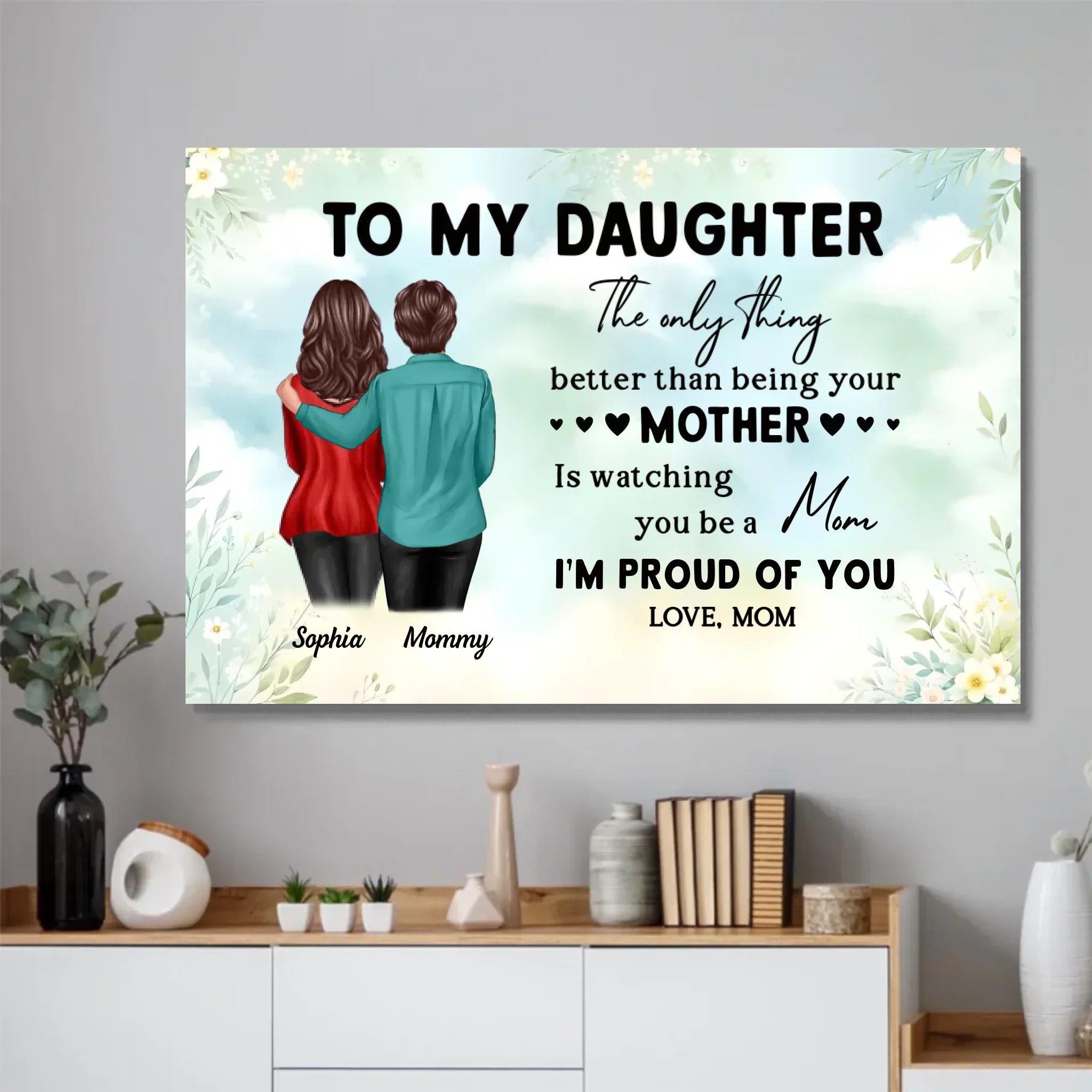 Personalized Poster "From Mom To Daughter – Mother's Day gift" - Image 2