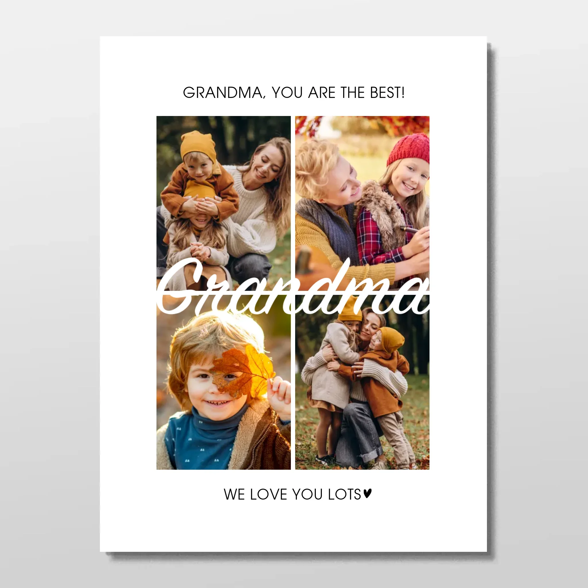 Personalized Poster – Grandma You're The Best - Image 3