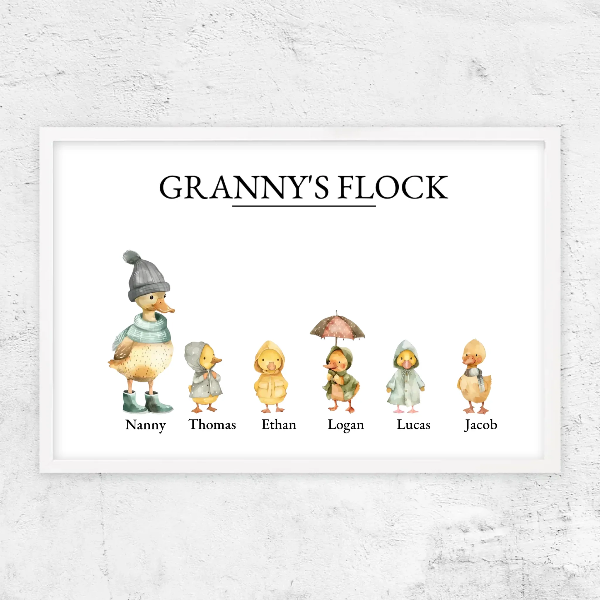 Personalized Poster – Granny’s Flock - Image 10
