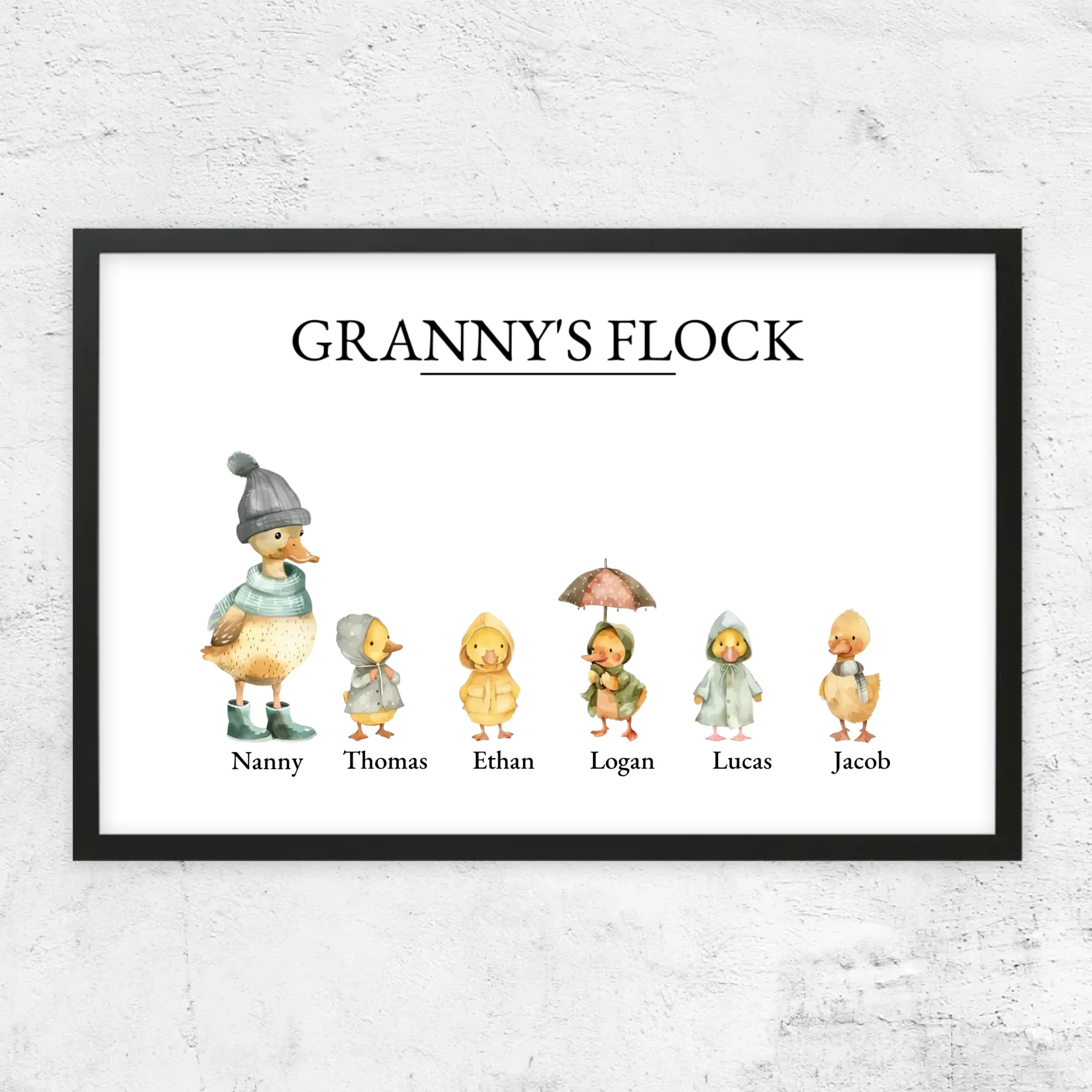 Personalized Poster – Granny’s Flock - Image 5