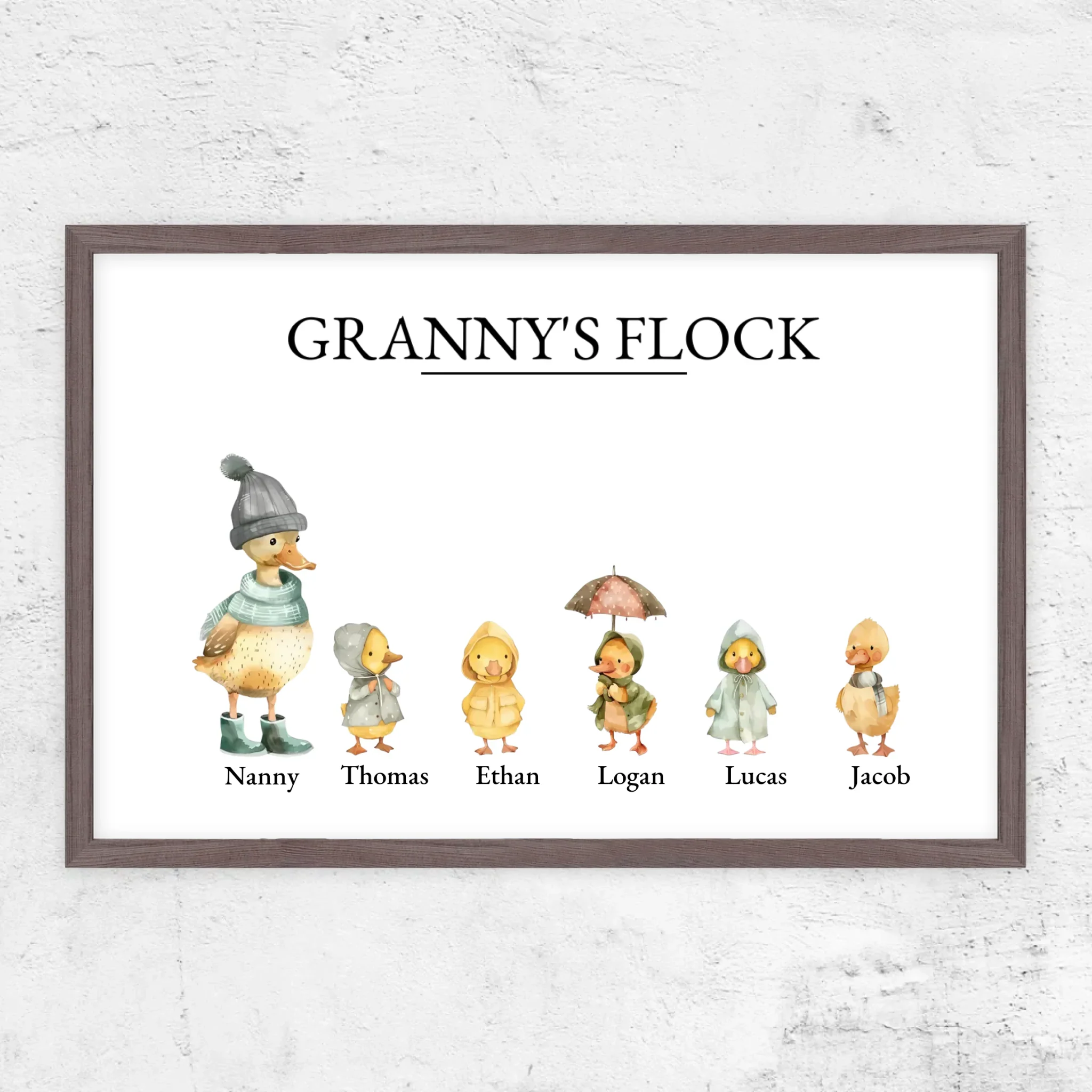 Personalized Poster – Granny’s Flock - Image 7