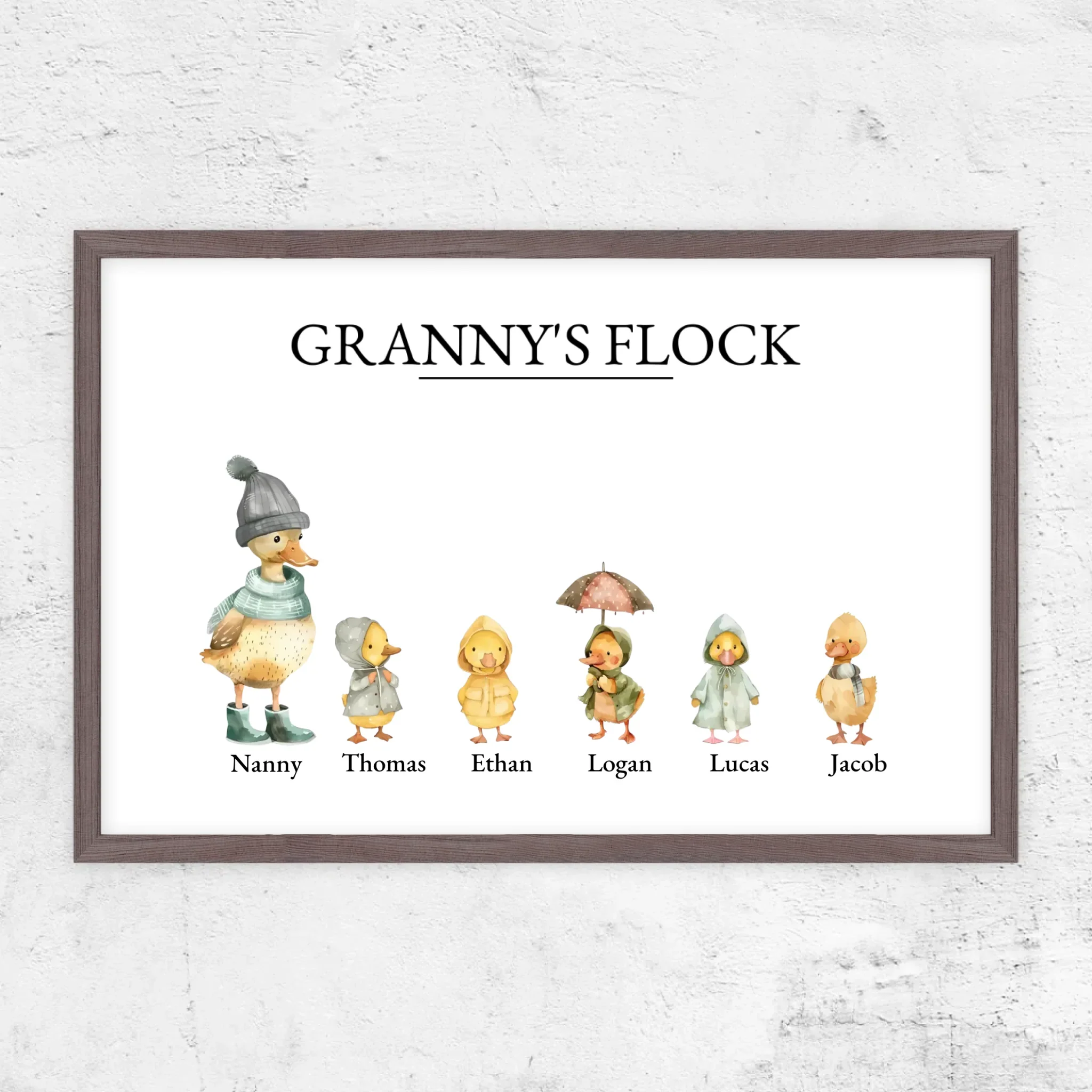 Personalized Poster – Granny’s Flock - Image 8