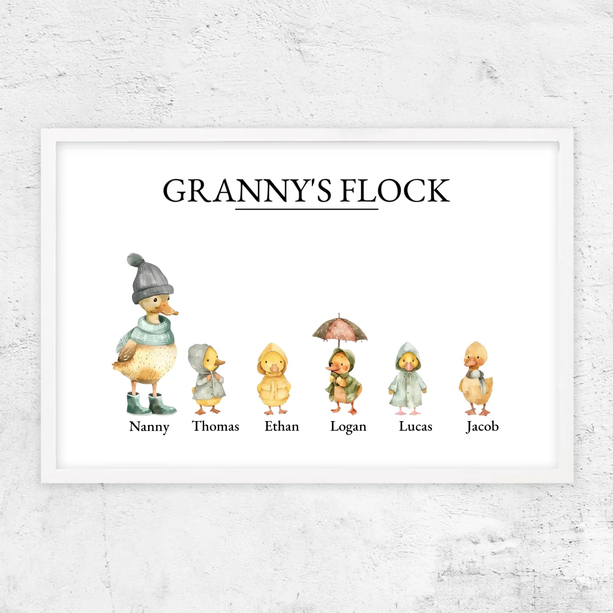 Personalized Poster – Granny’s Flock - Image 9