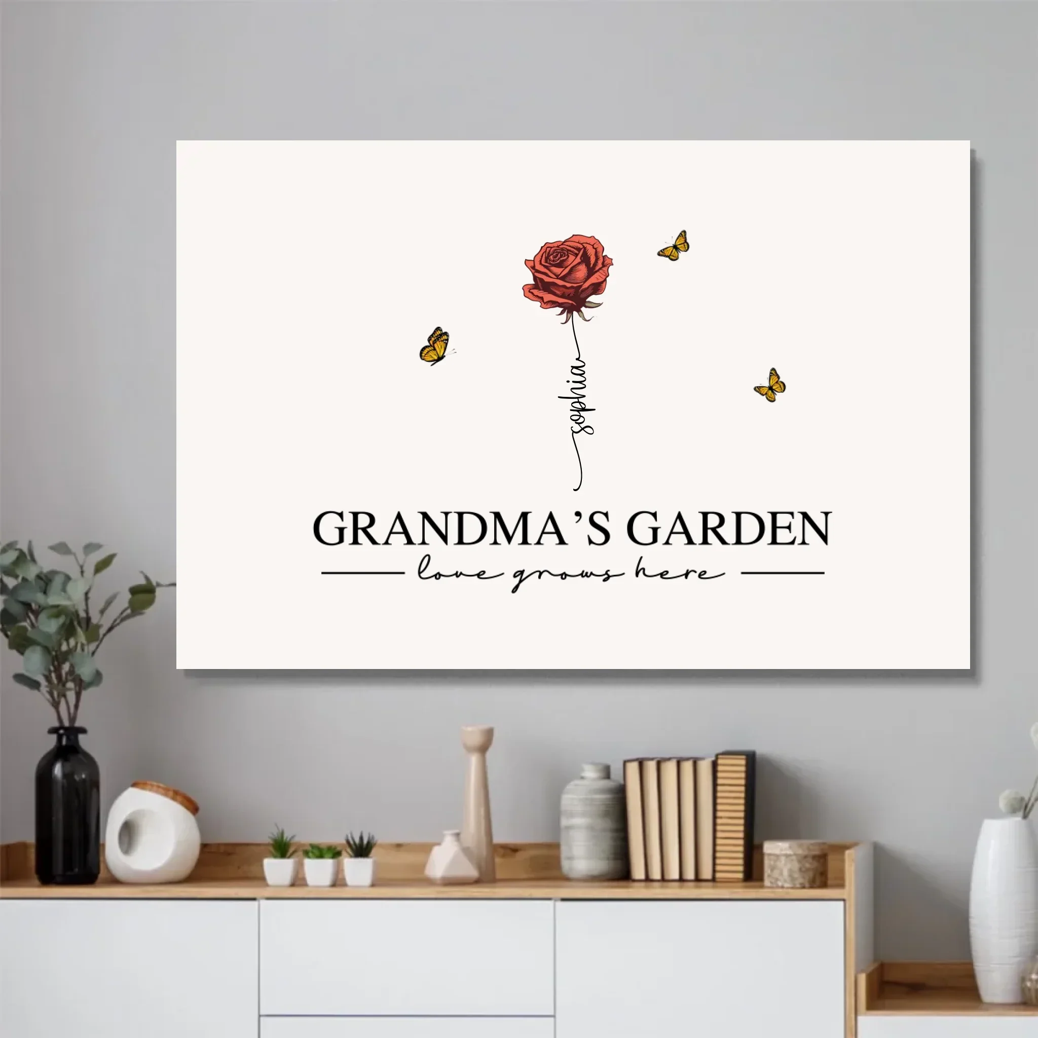 Personalized Poster “Grandma’s Garden“ - Image 2