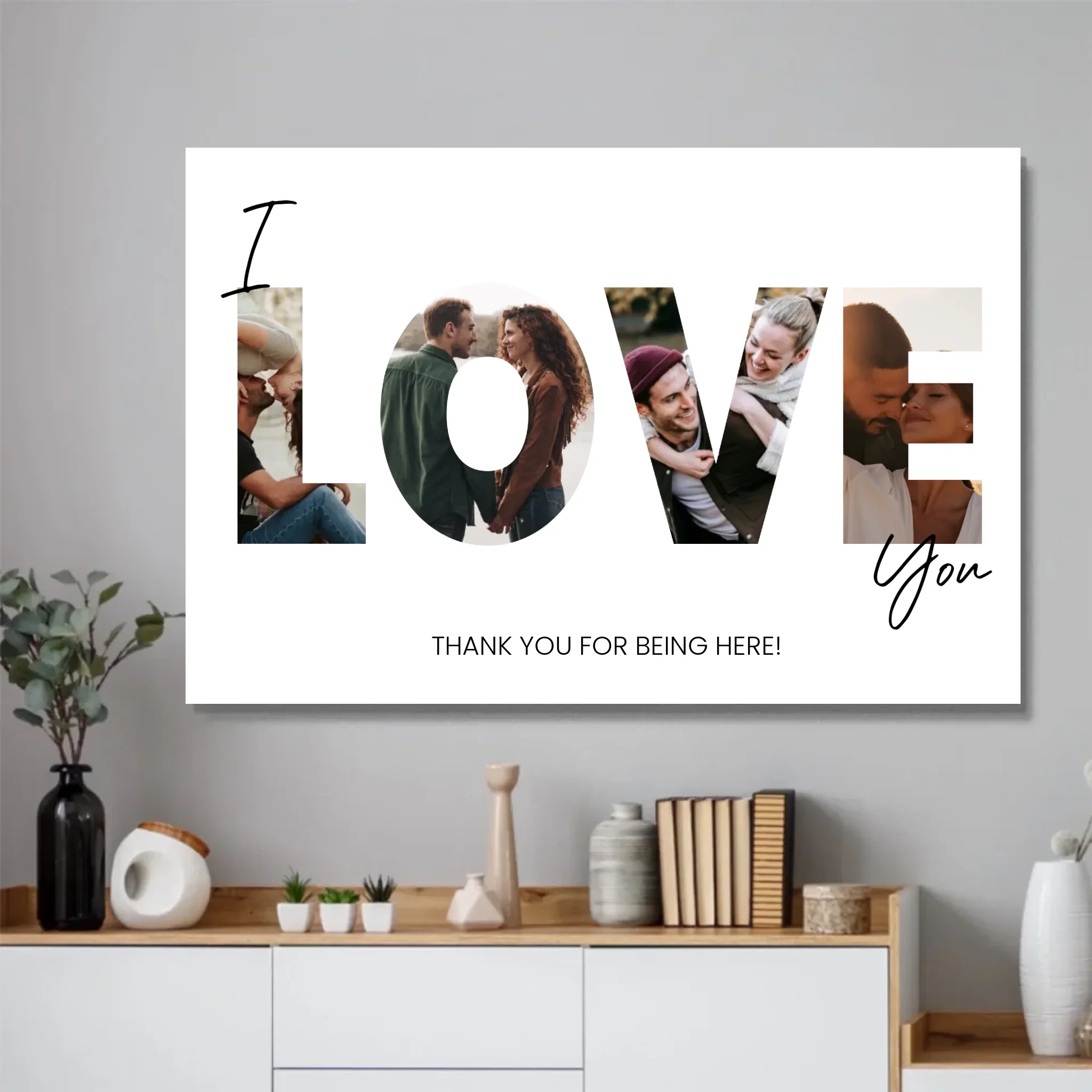 Personalized Poster “I love you - with photos” - Image 2