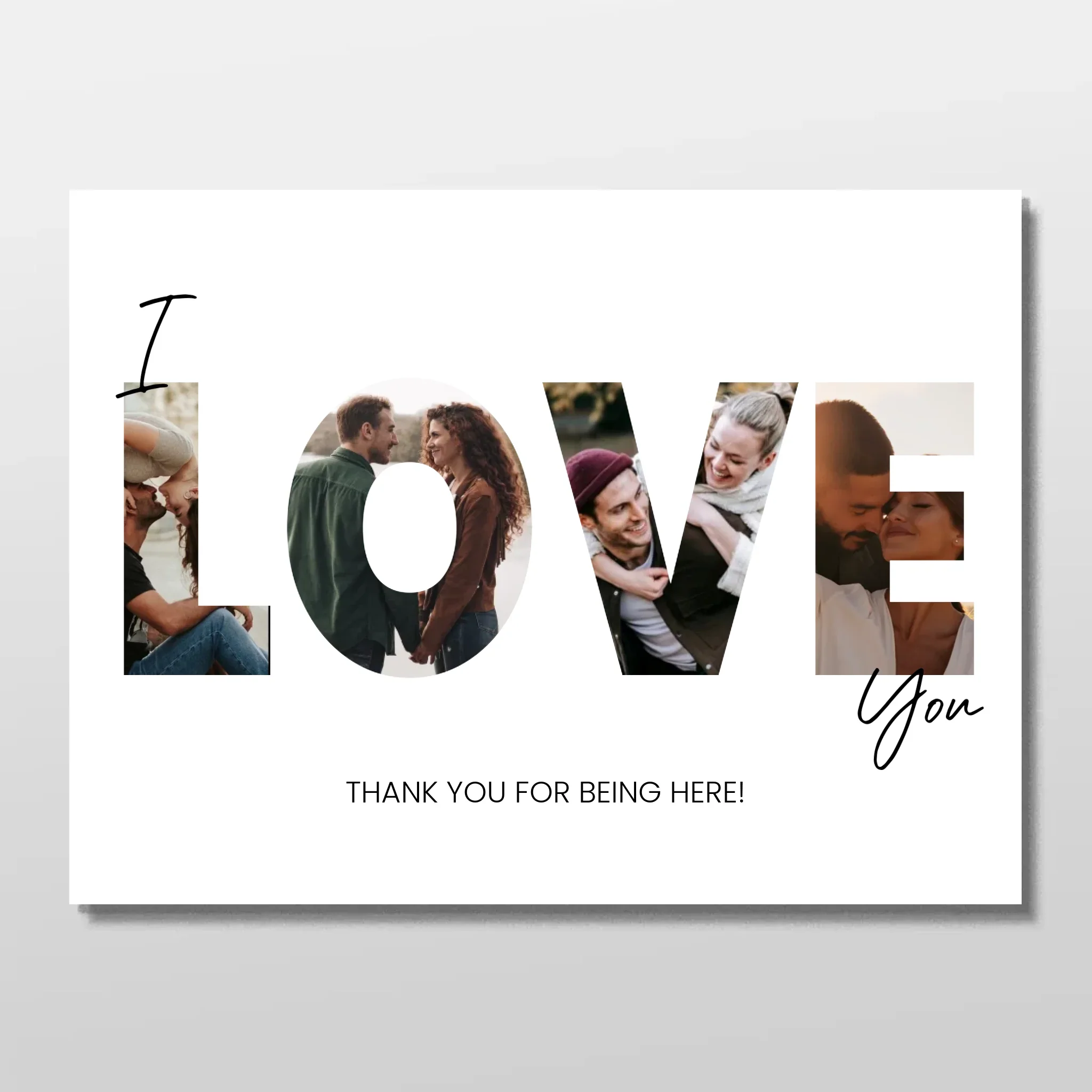 Personalized Poster “I love you - with photos” - Image 3