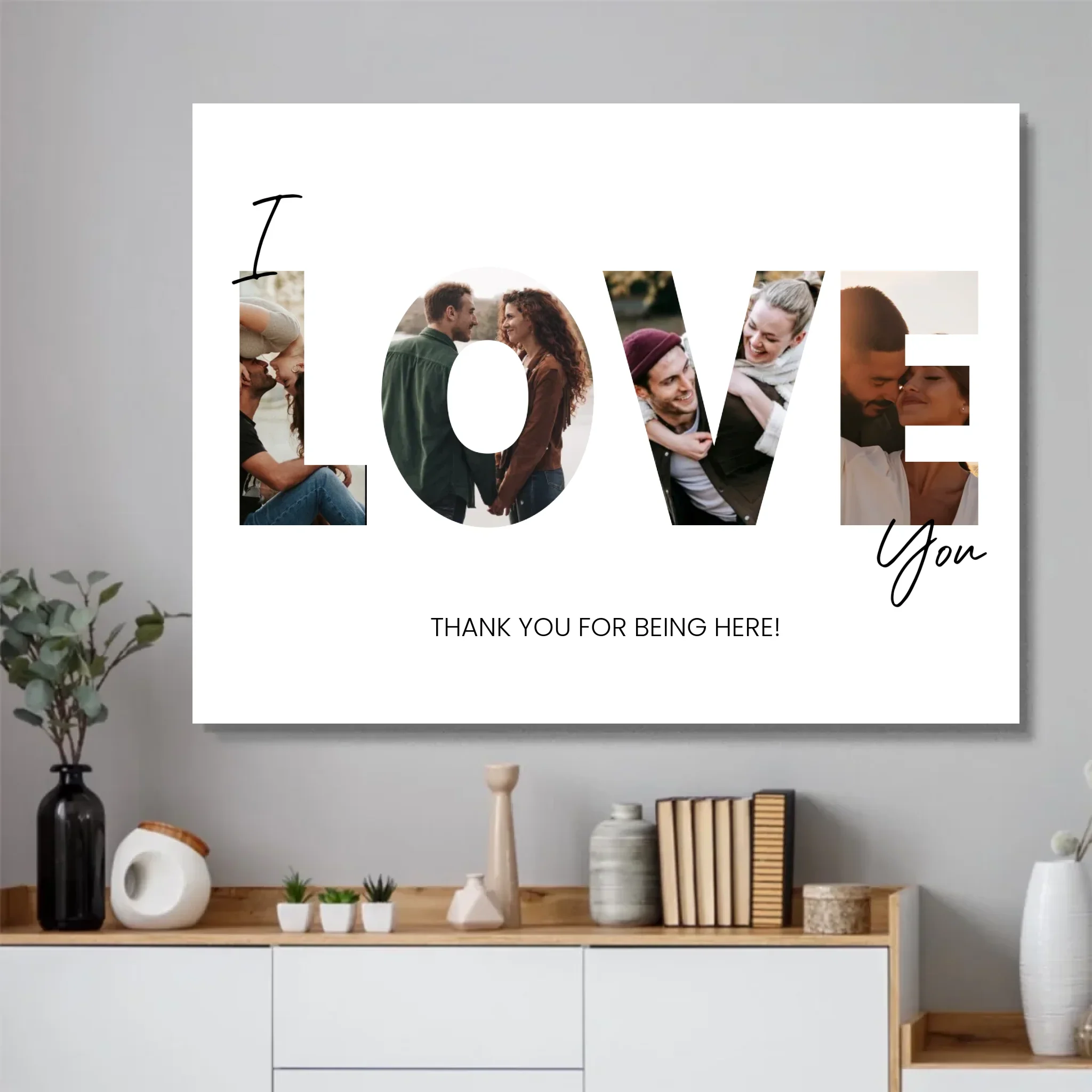 Personalized Poster “I love you - with photos” - Image 4