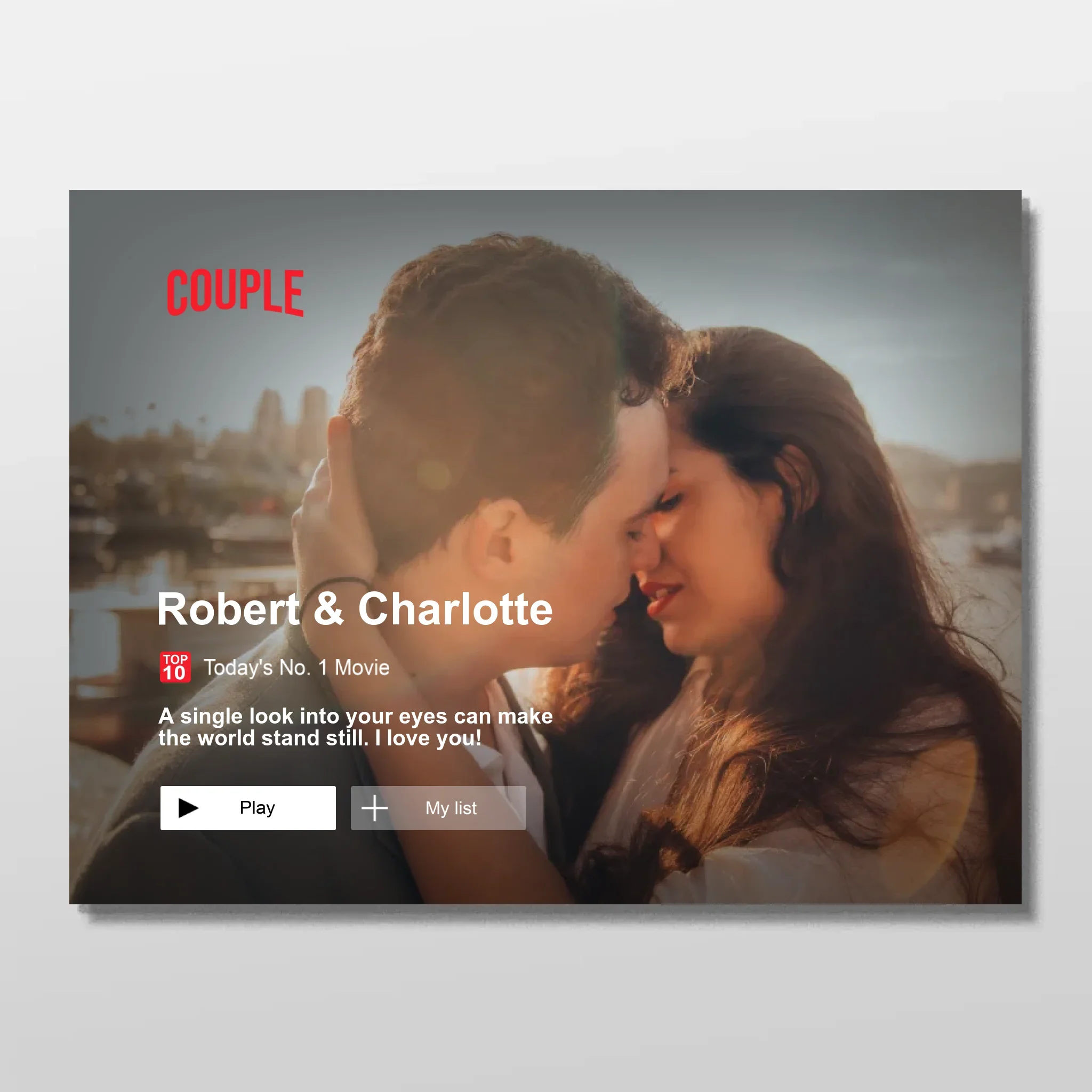 Personalized Poster “Lovestory” - Image 3