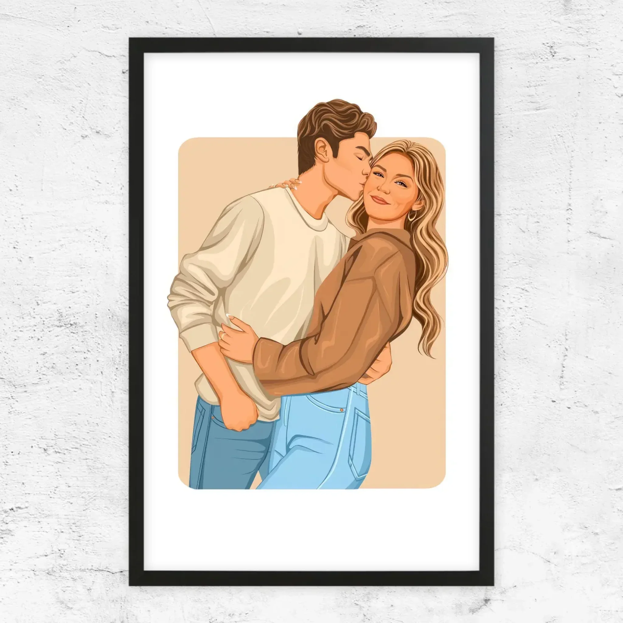 Personalized Poster – Modern Romantic Illustration - Image 5