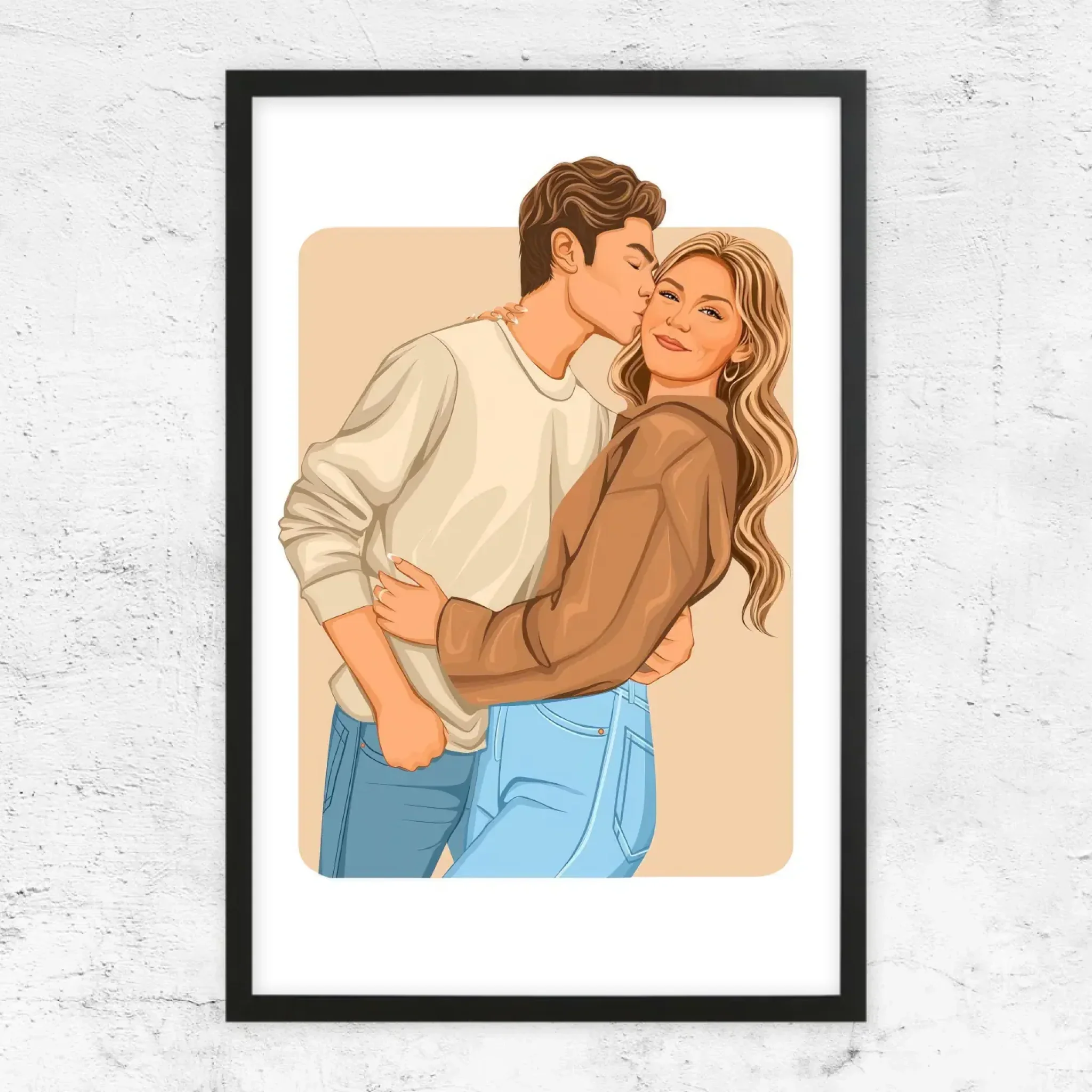 Personalized Poster – Modern Romantic Illustration - Image 6
