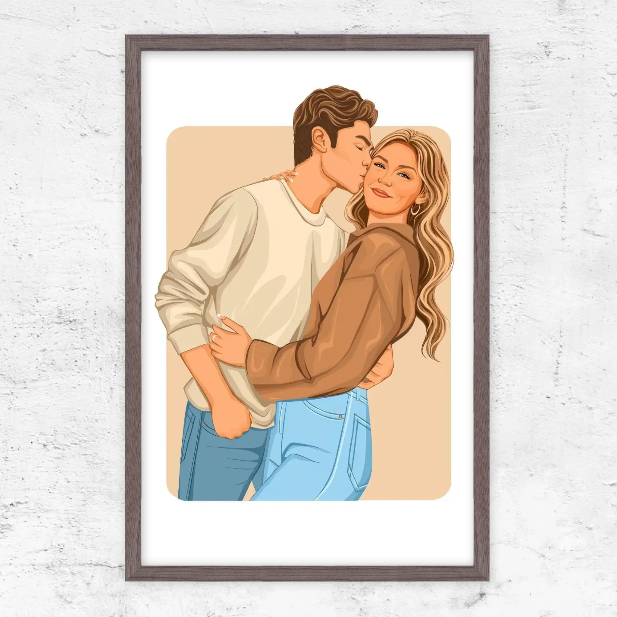 Personalized Poster – Modern Romantic Illustration - Image 7