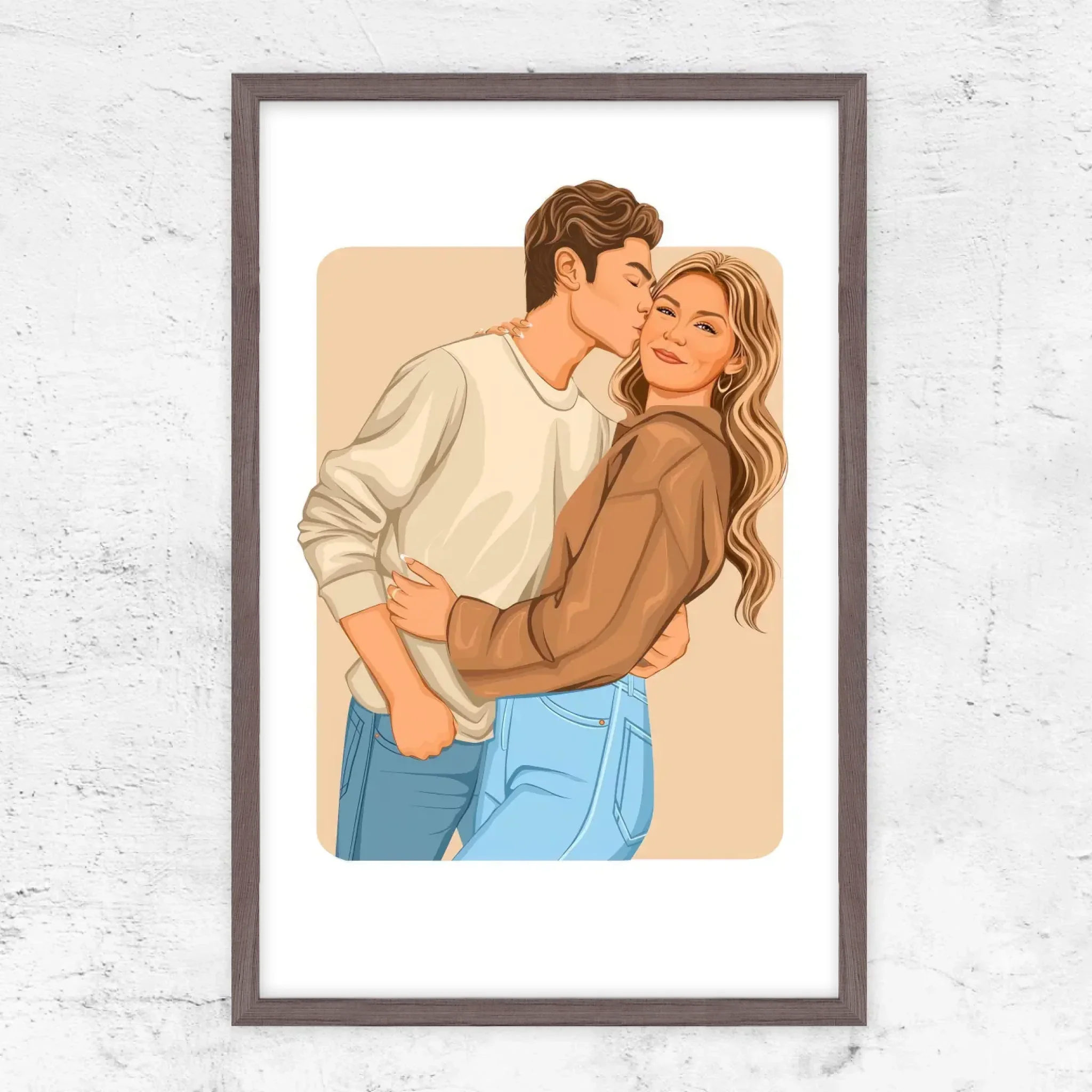 Personalized Poster – Modern Romantic Illustration - Image 8