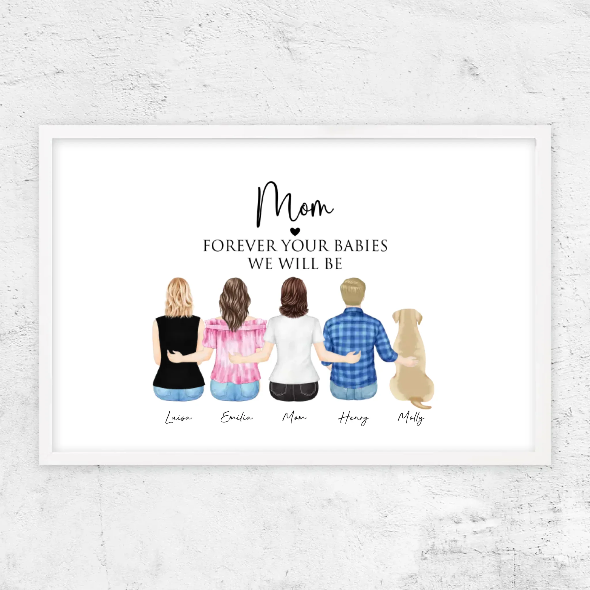 Personalized Poster – Mom & Her Kids - Image 10