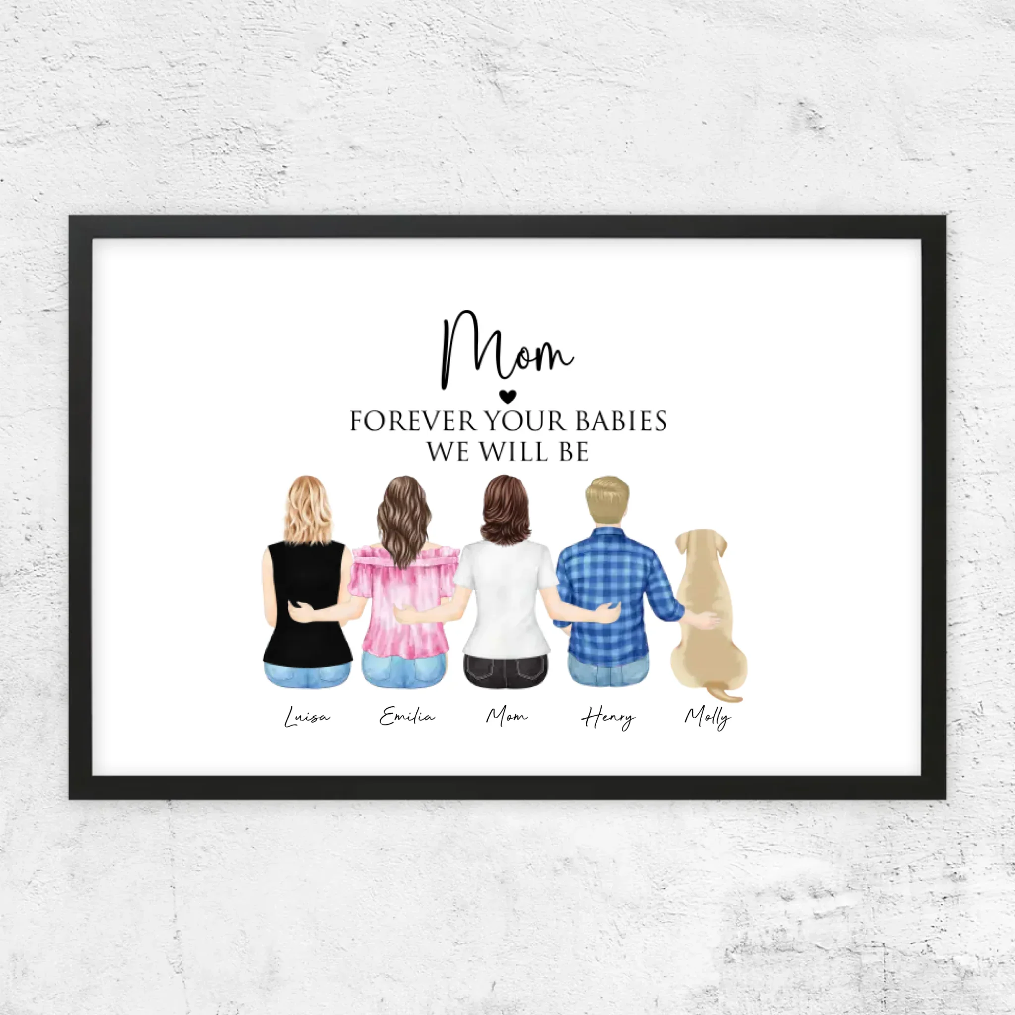 Personalized Poster – Mom & Her Kids - Image 6