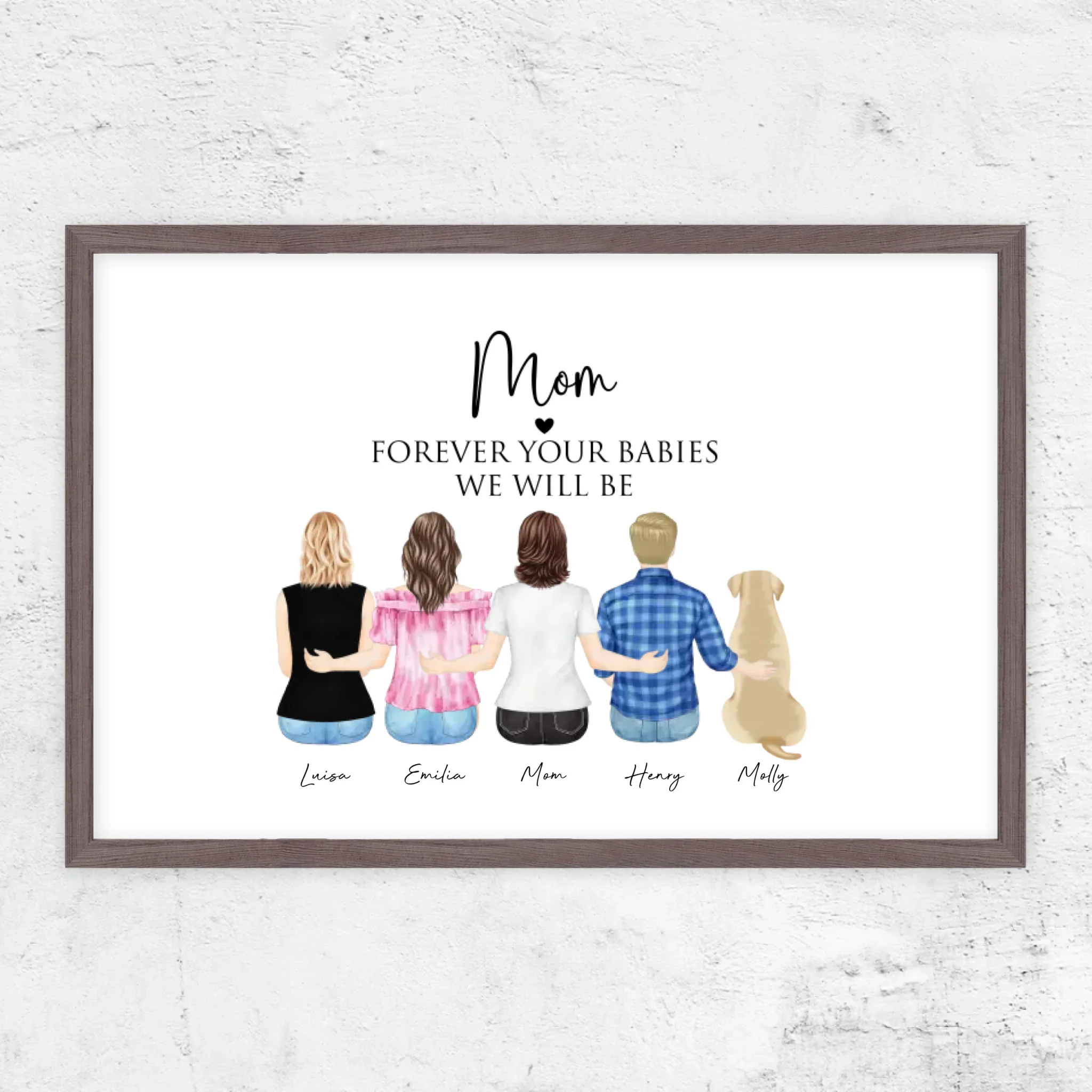Personalized Poster – Mom & Her Kids - Image 7