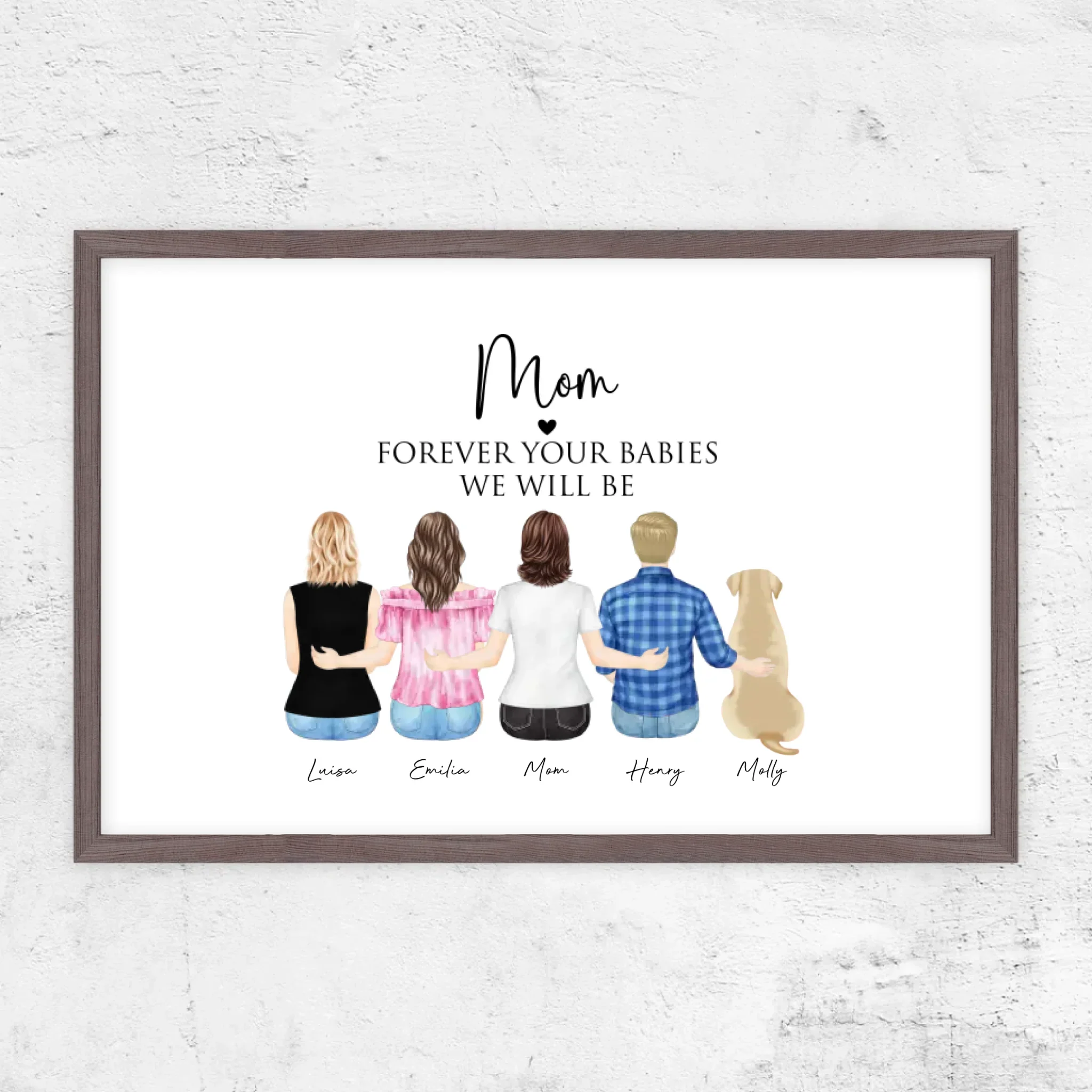 Personalized Poster – Mom & Her Kids - Image 8