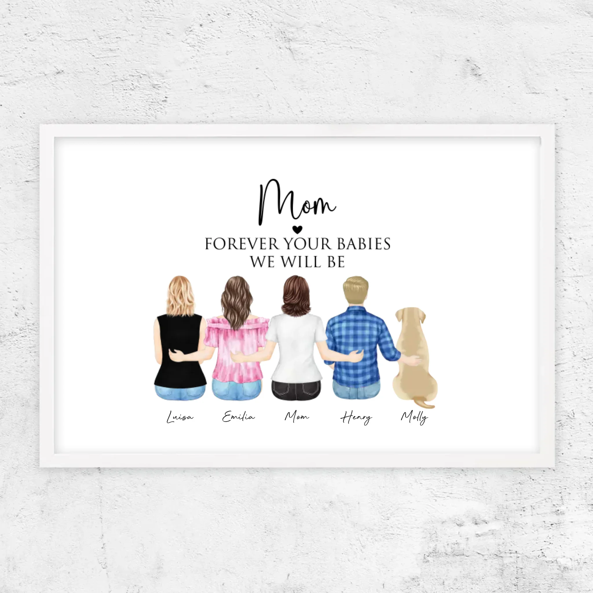 Personalized Poster – Mom & Her Kids - Image 9