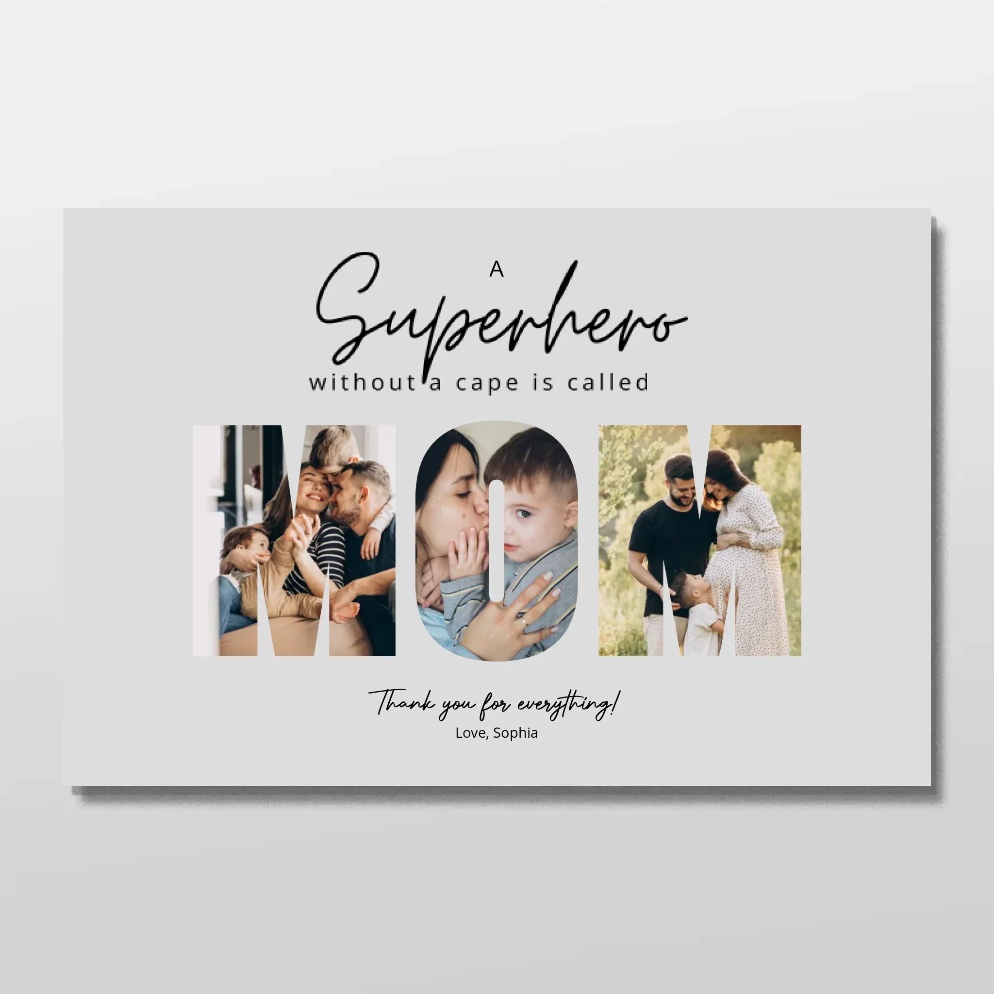 Personalized Poster – Mom Photo Collage