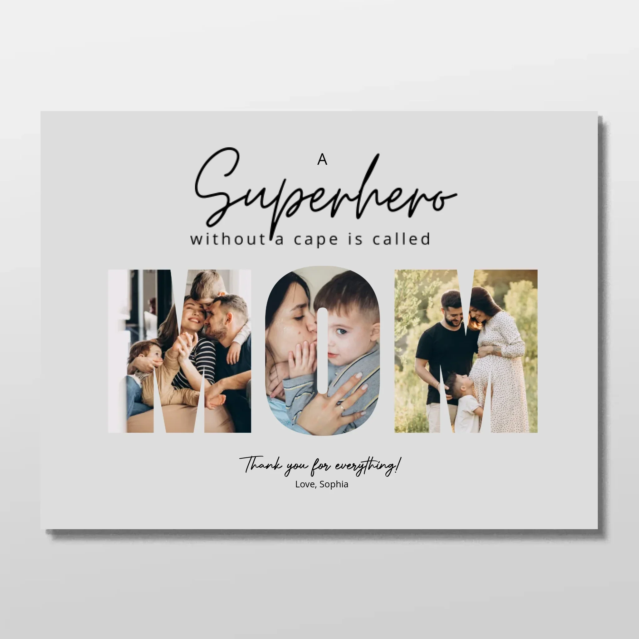 Personalized Poster – Mom Photo Collage - Image 3