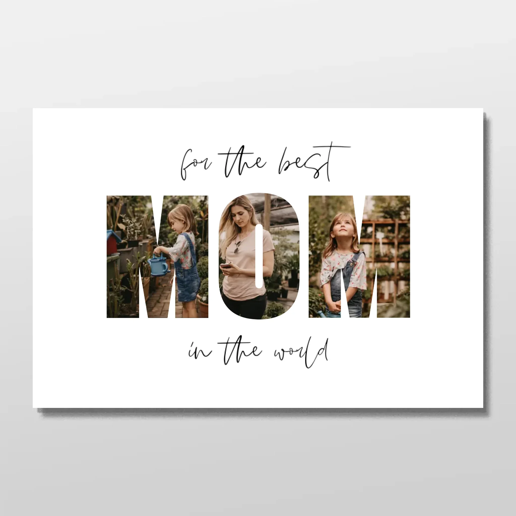 Personalized Poster – Mom The Best In The World