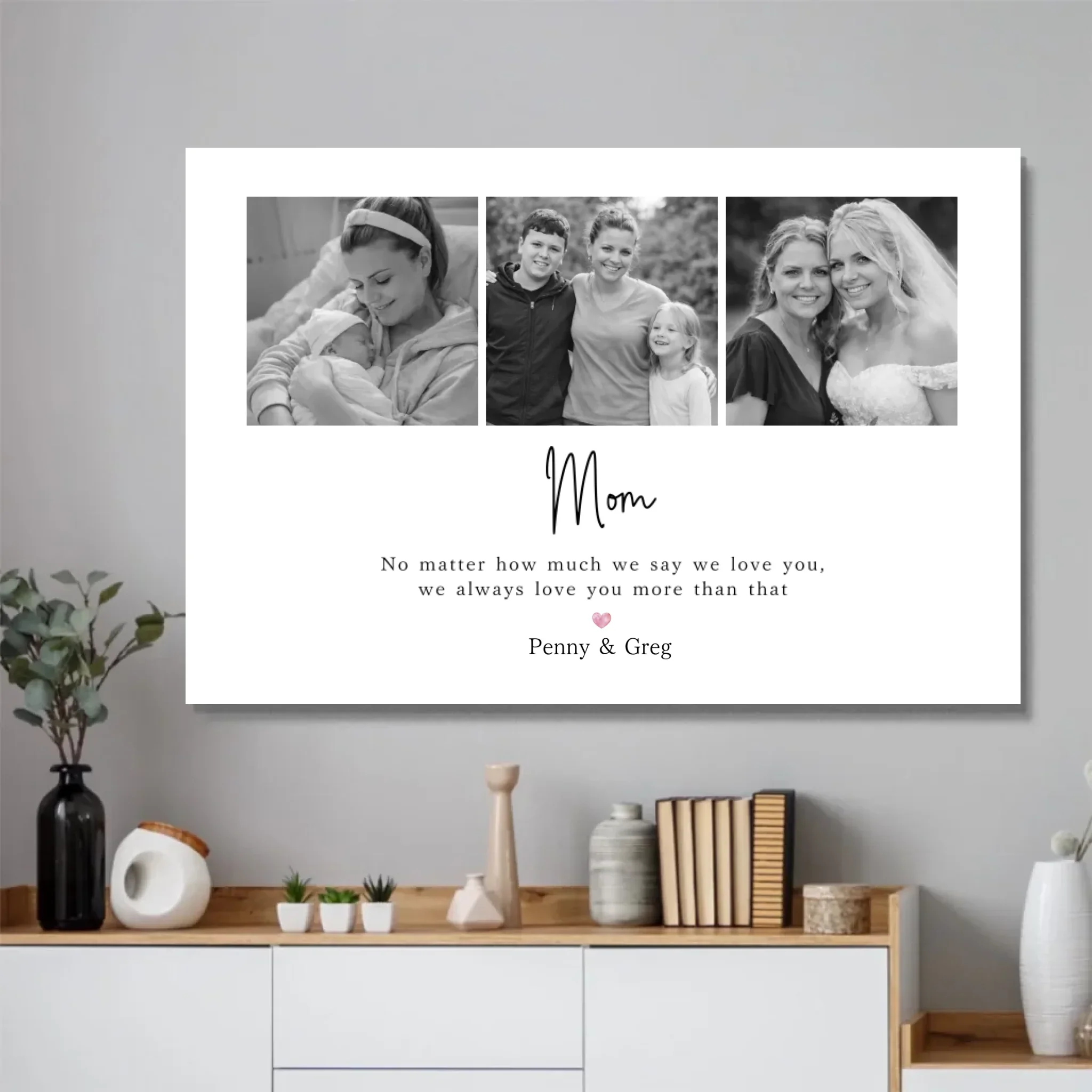 Personalized Poster – Mom We Always Love You Collage - Image 2
