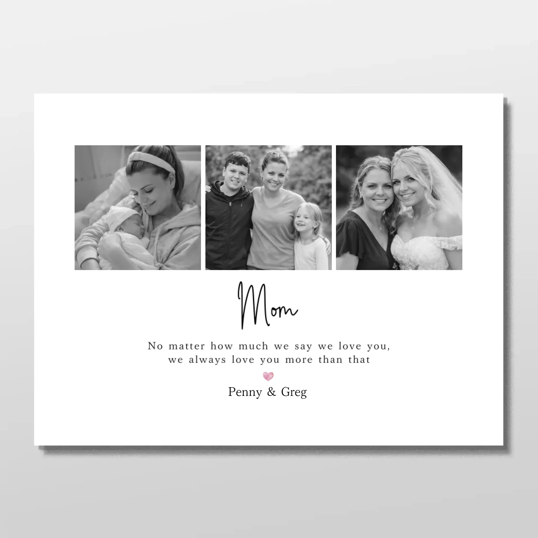 Personalized Poster – Mom We Always Love You Collage - Image 3