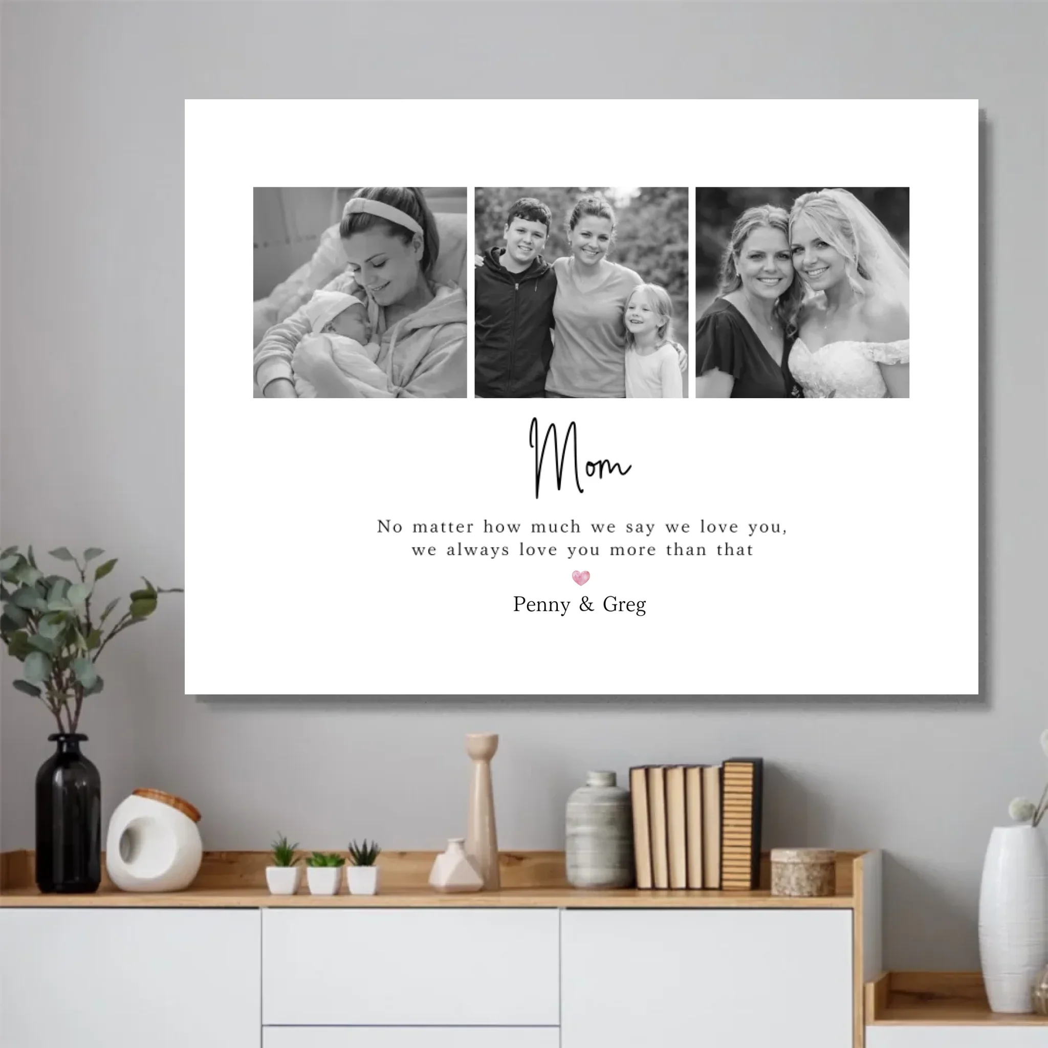Personalized Poster – Mom We Always Love You Collage - Image 4
