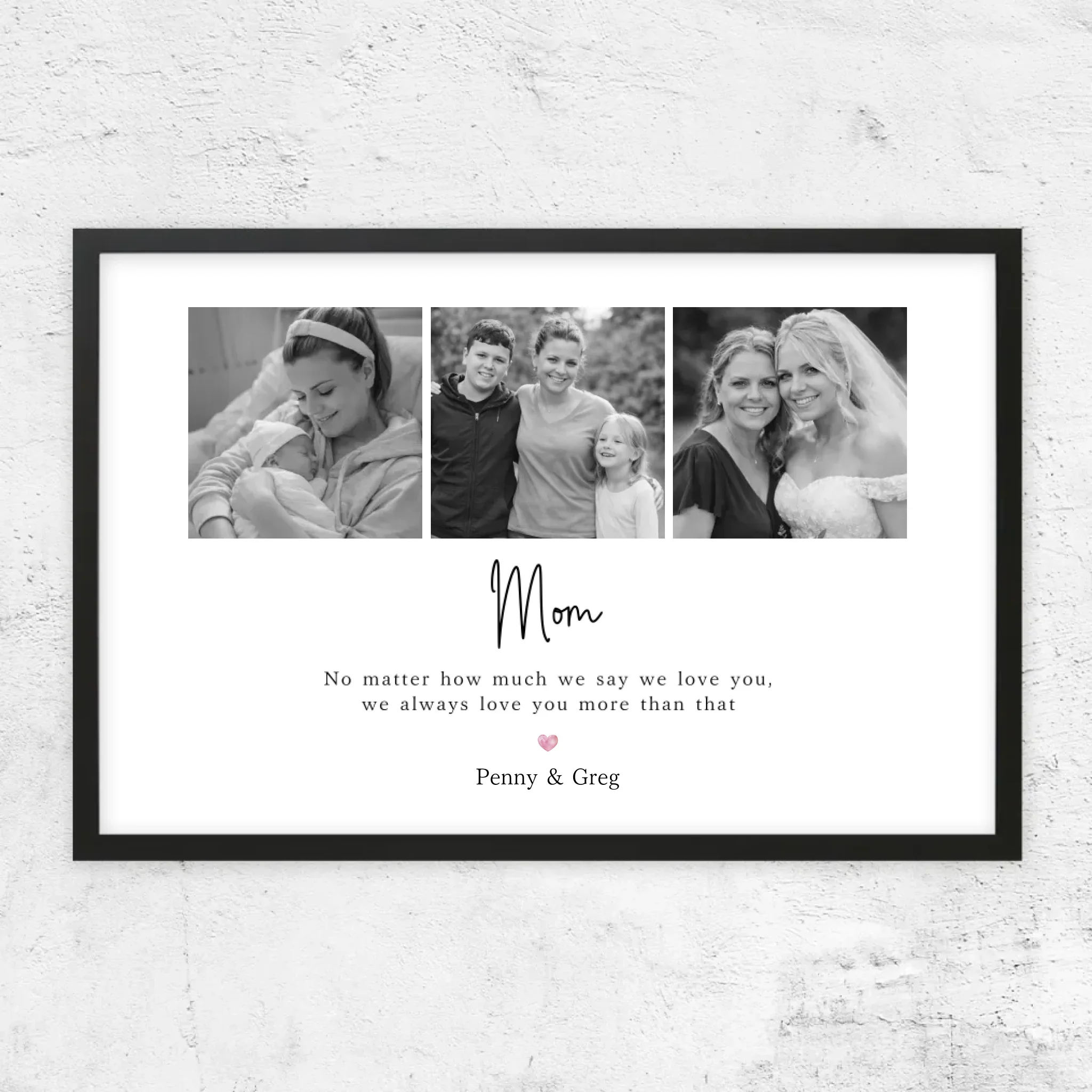 Personalized Poster – Mom We Always Love You Collage - Image 5
