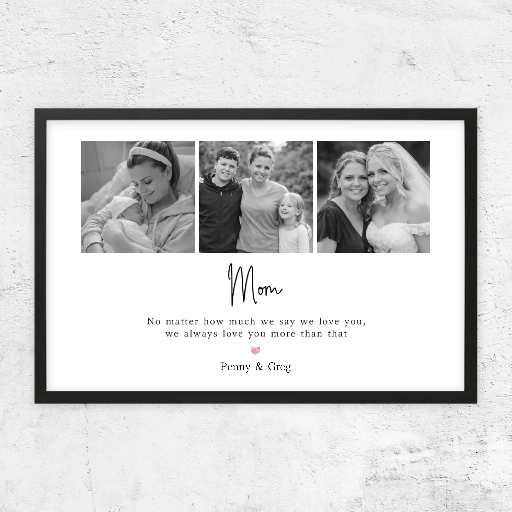 Personalized Poster – Mom We Always Love You Collage - Image 6