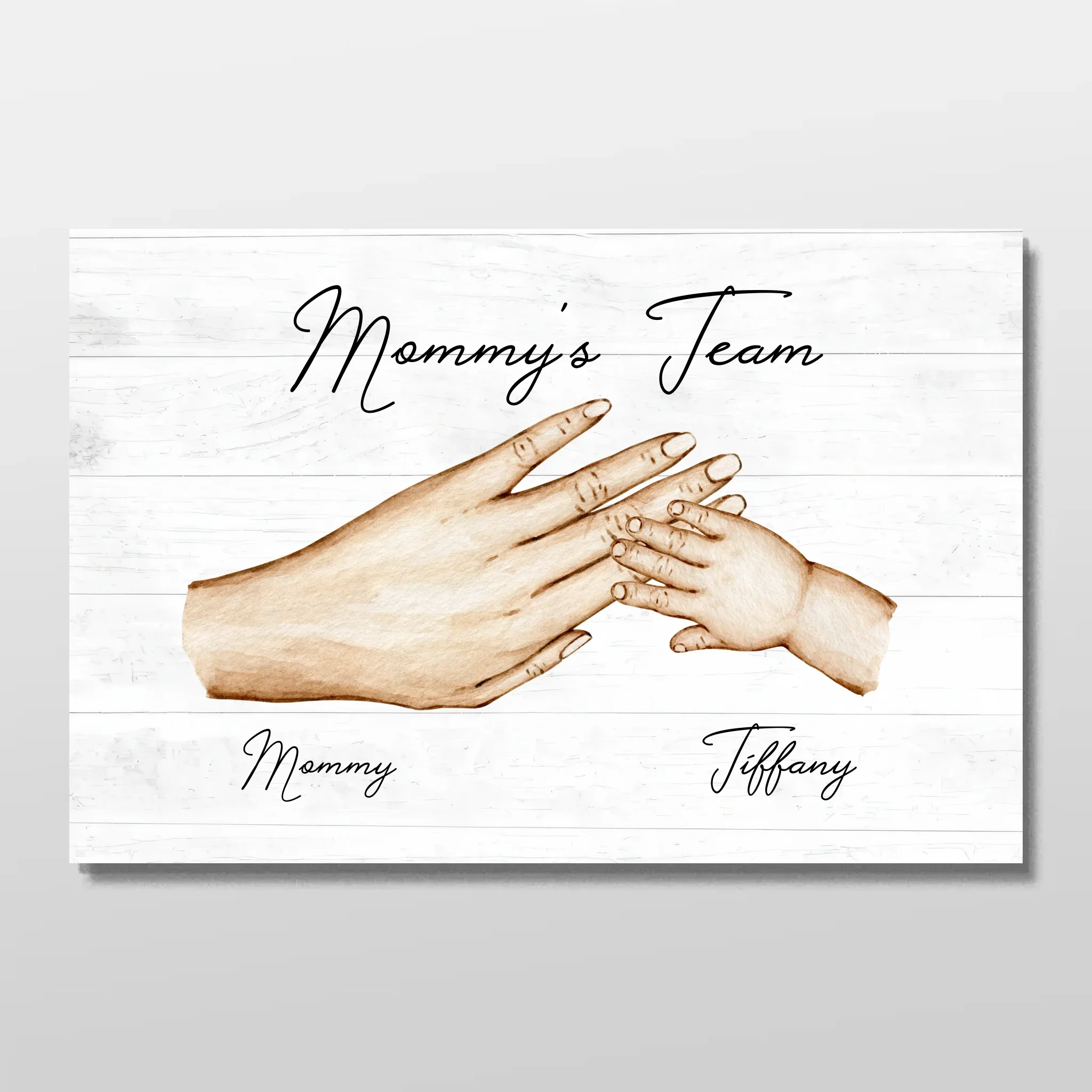 Personalized Poster "Mommy's Team"
