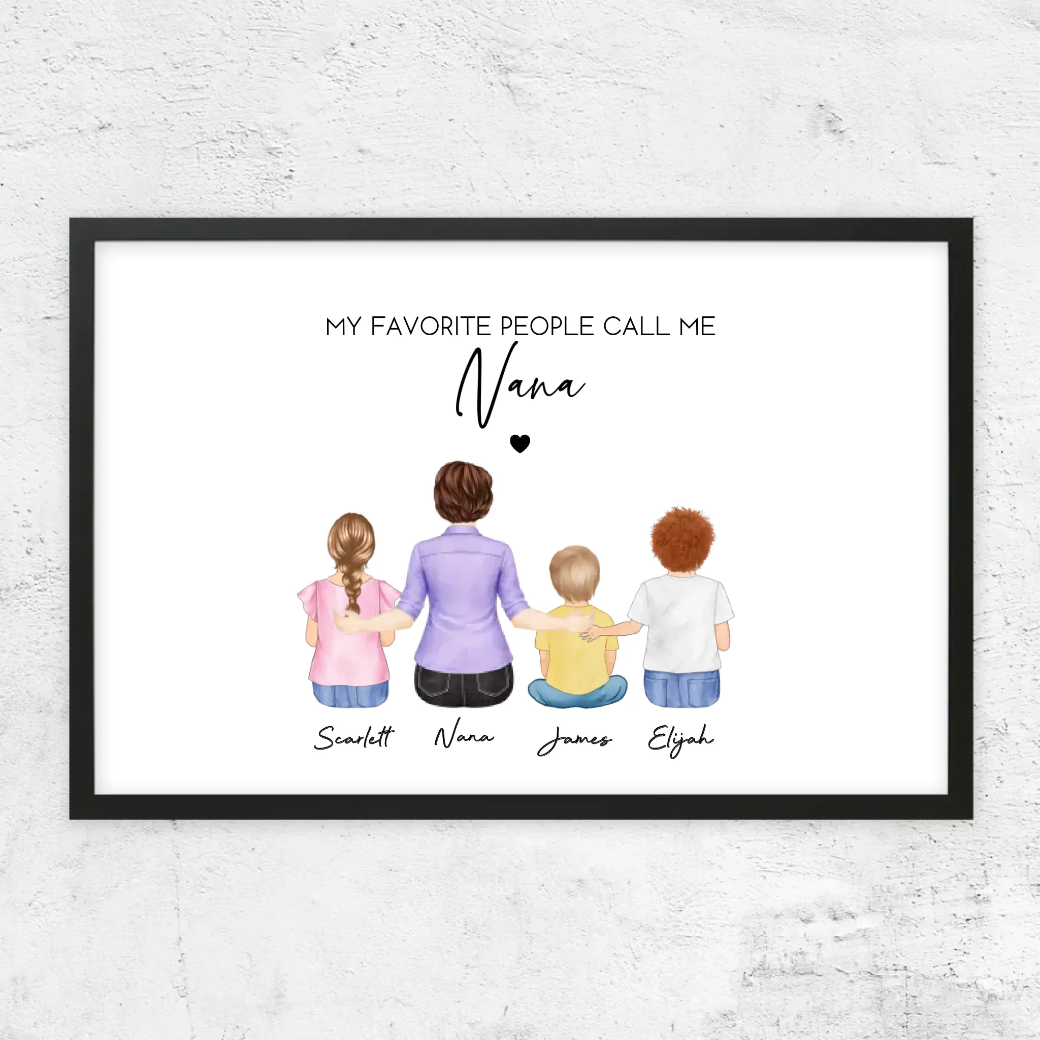 Personalized Poster – My Favorite People Call Me Grandma - Image 5