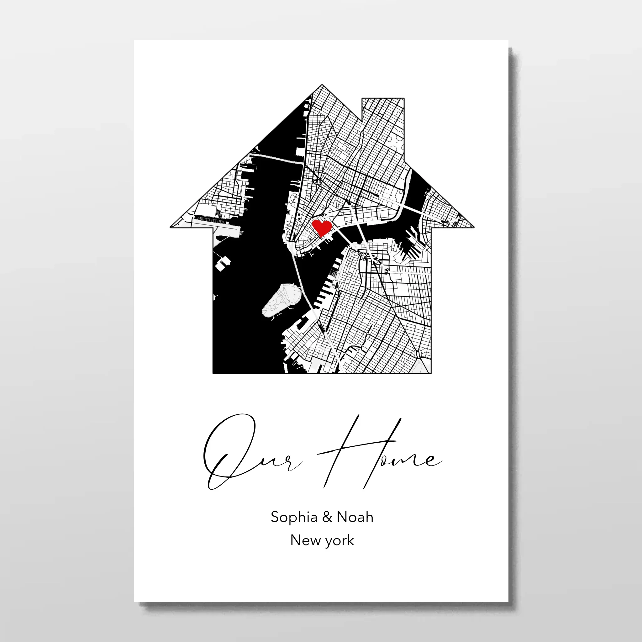 Personalized Poster "Our Home"