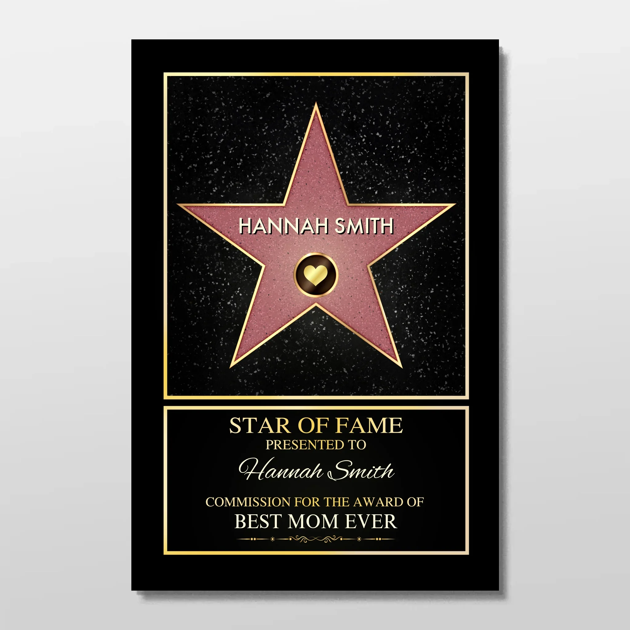 Personalized Poster "Star of Fame"