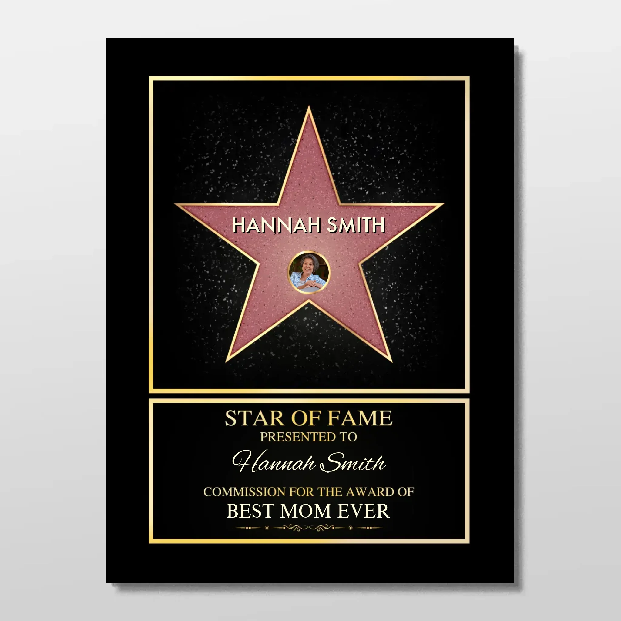Personalized Poster "Star of Fame - with custom photo" - Image 3