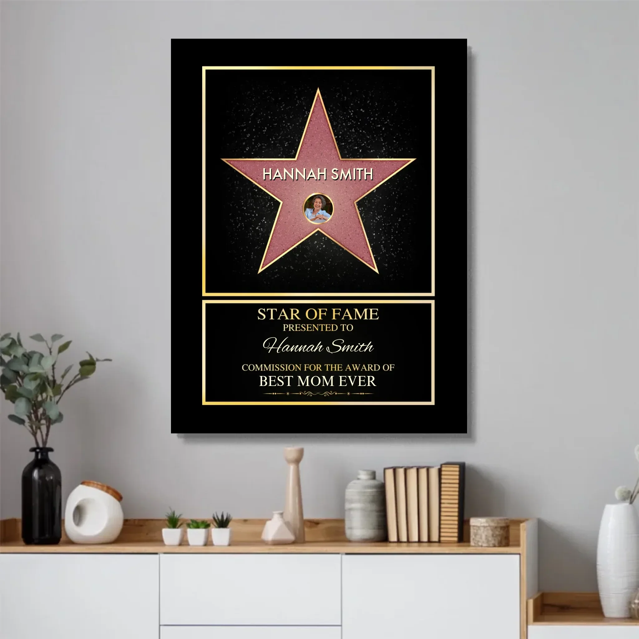 Personalized Poster "Star of Fame - with custom photo" - Image 4