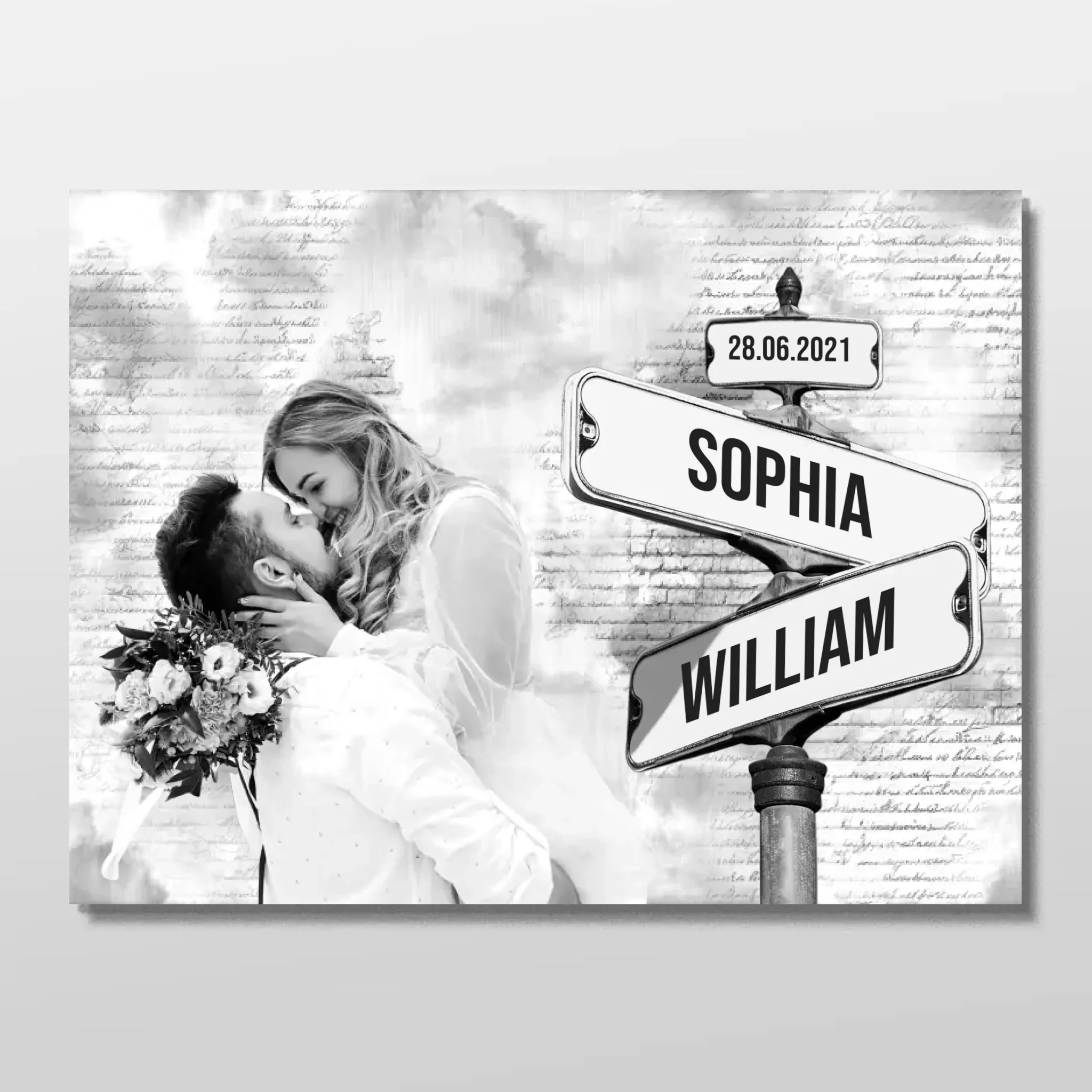 Personalized Poster “Street sign with custom photo” - Image 3