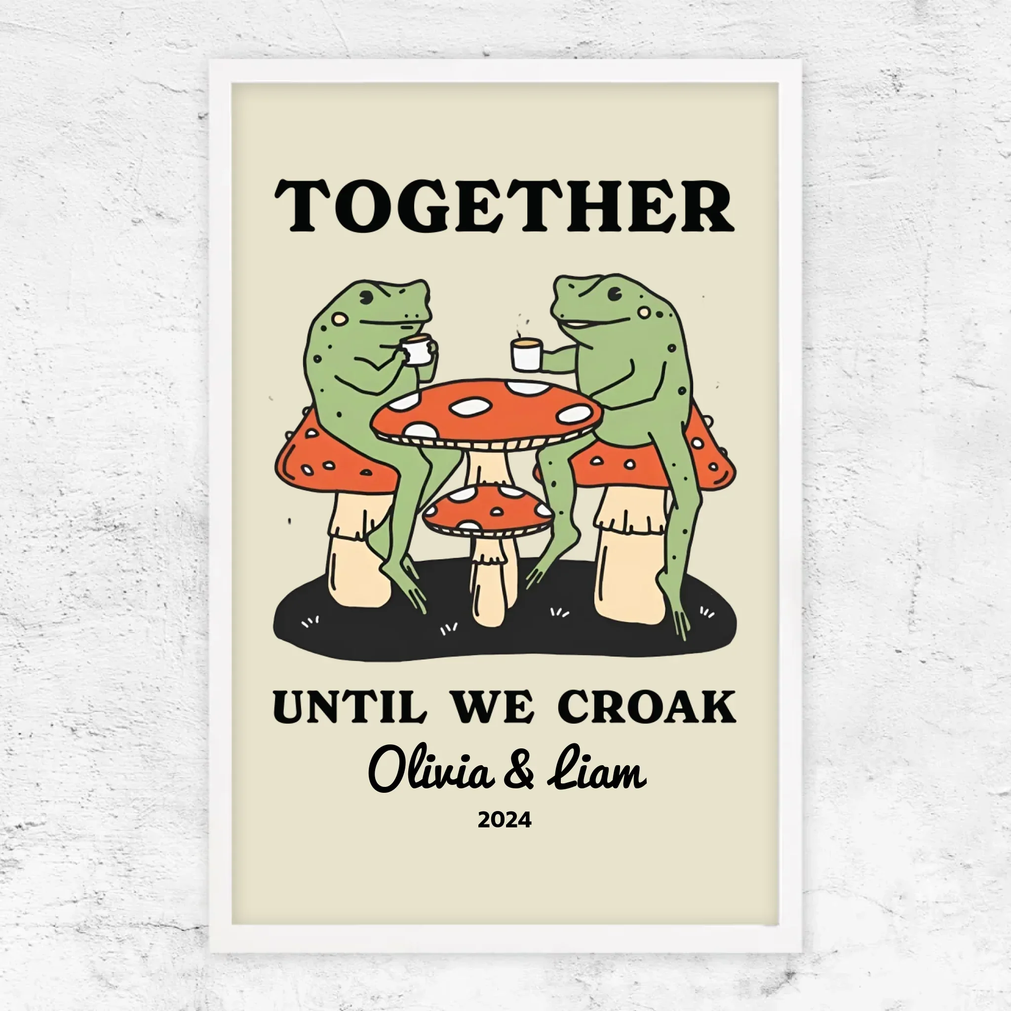 Personalized Poster – Together Until We Croak - Image 10