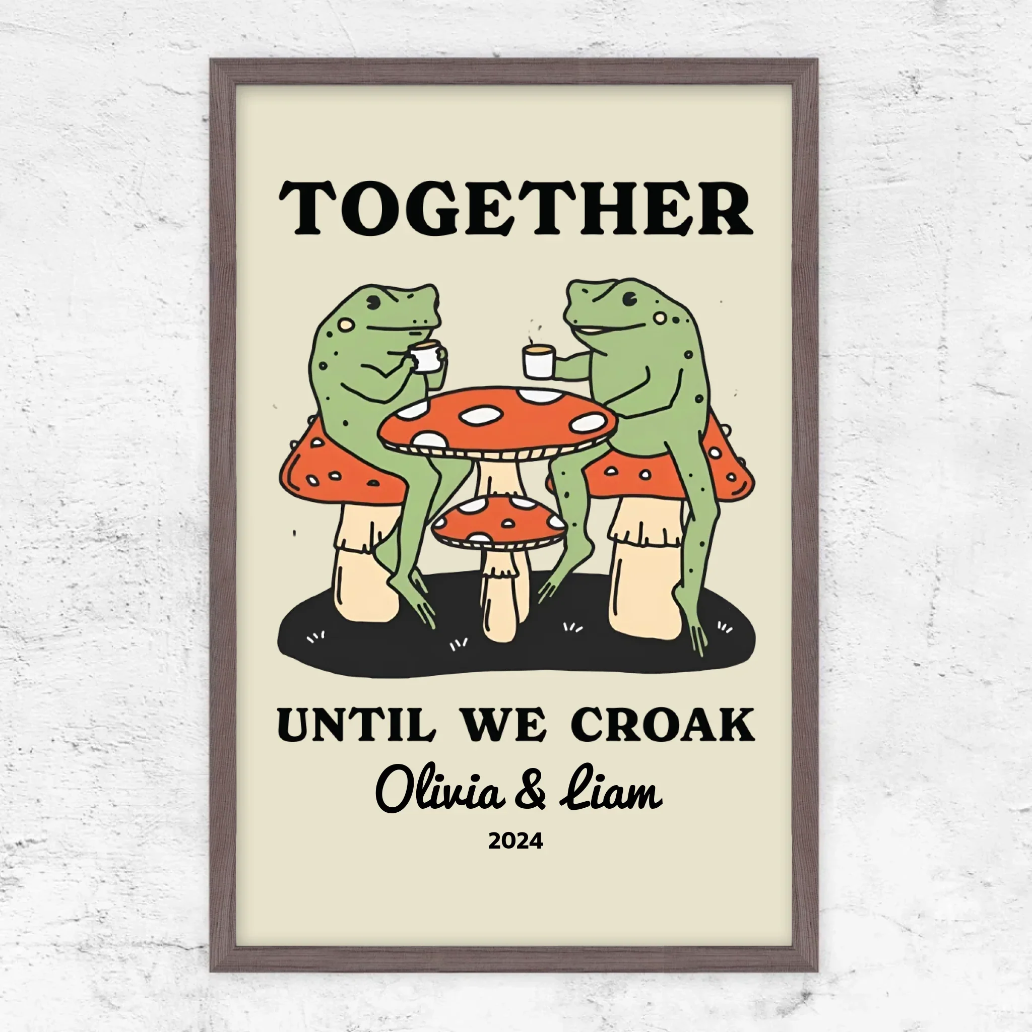 Personalized Poster – Together Until We Croak - Image 7