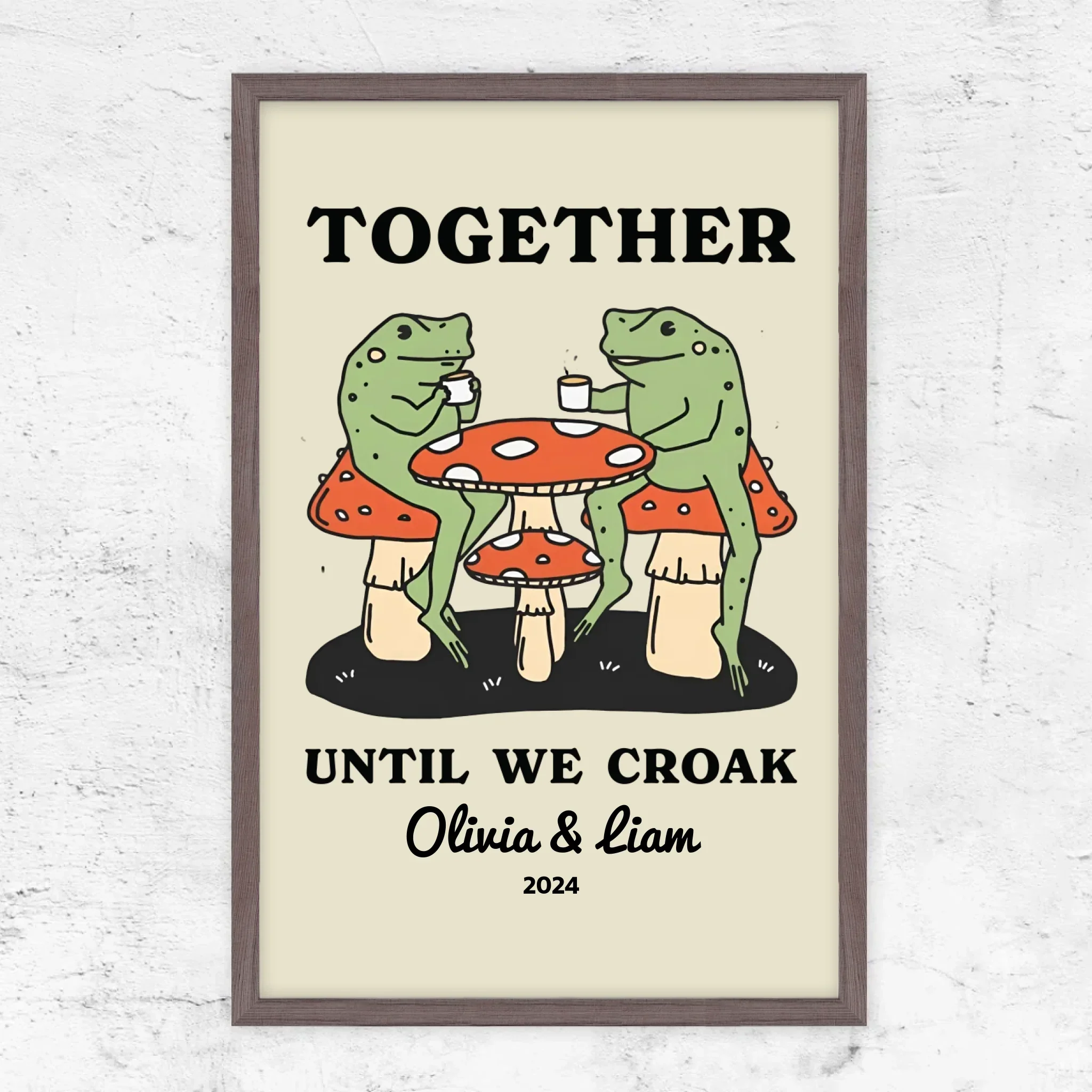 Personalized Poster – Together Until We Croak - Image 8