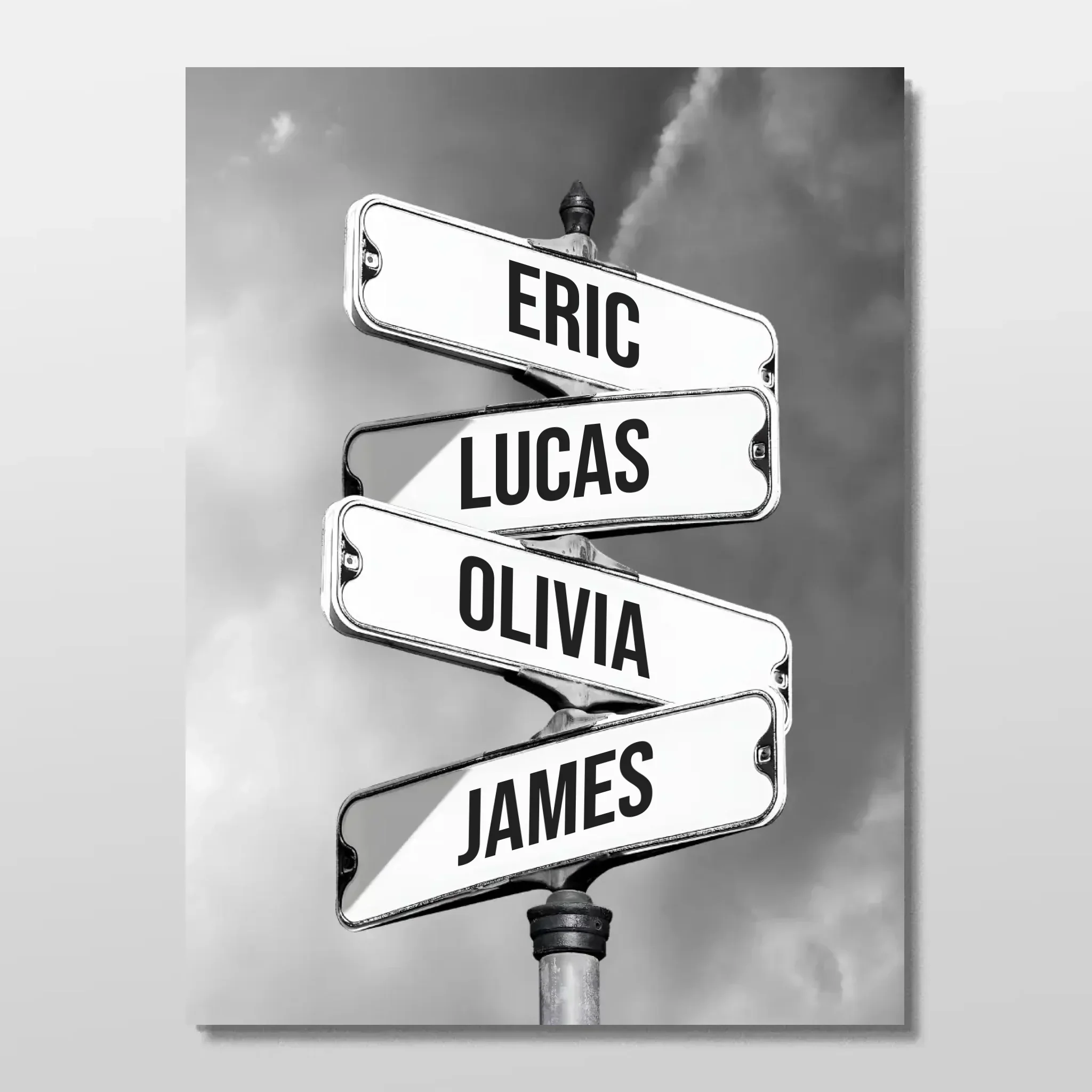 Personalized Poster "Vintage street sign for families" - Image 3