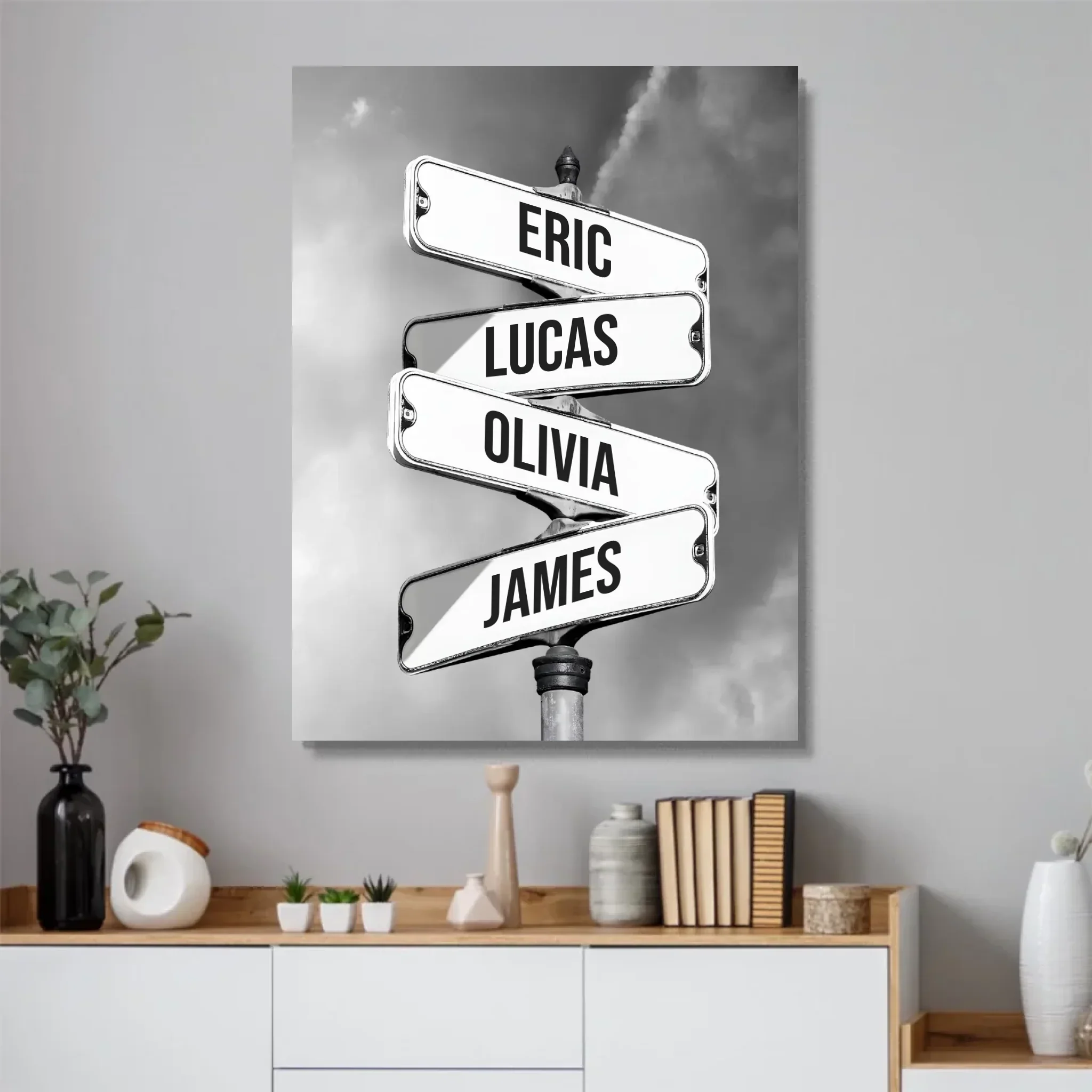 Personalized Poster "Vintage street sign for families" - Image 4