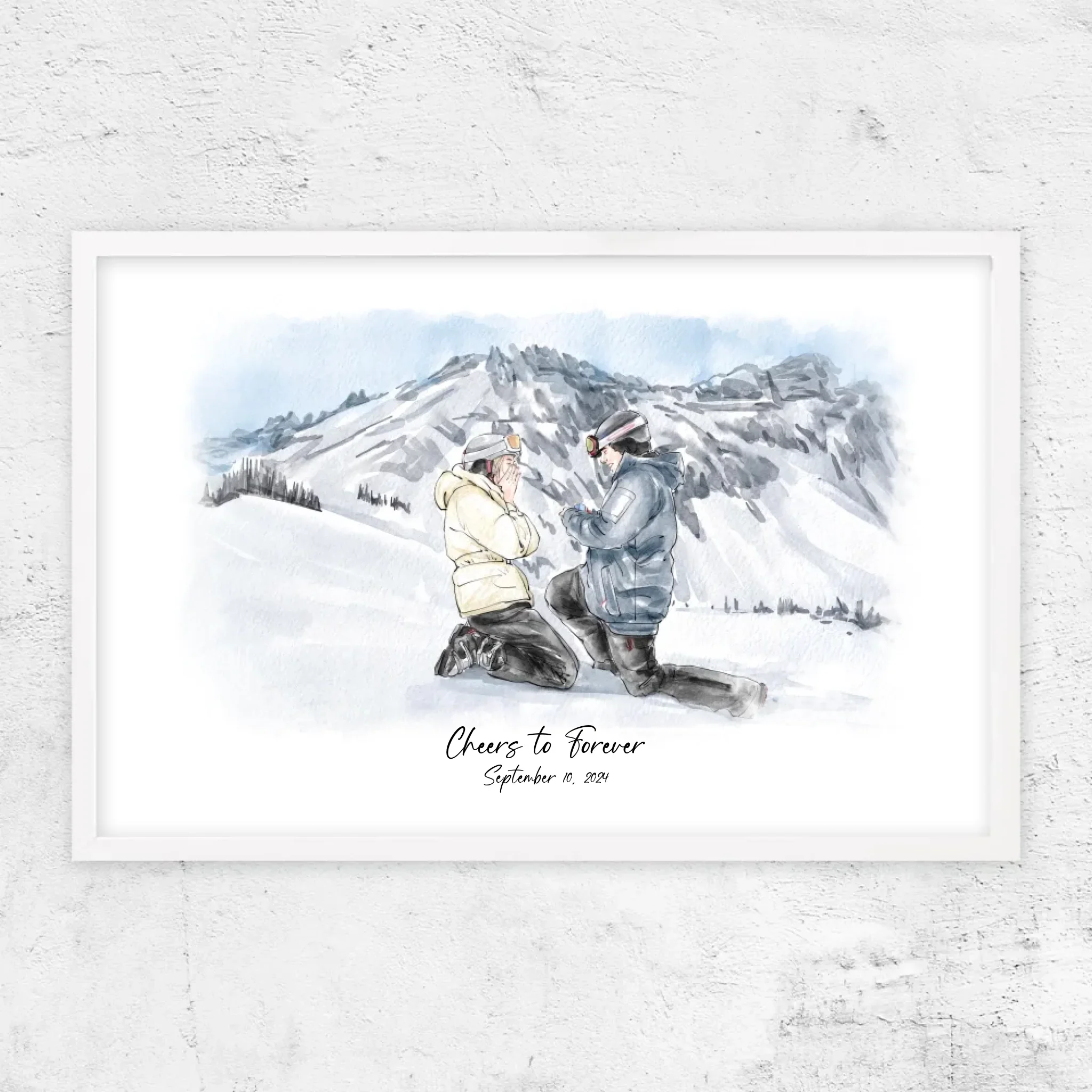 Personalized Poster – Watercolor Portrait From Photo - Image 10