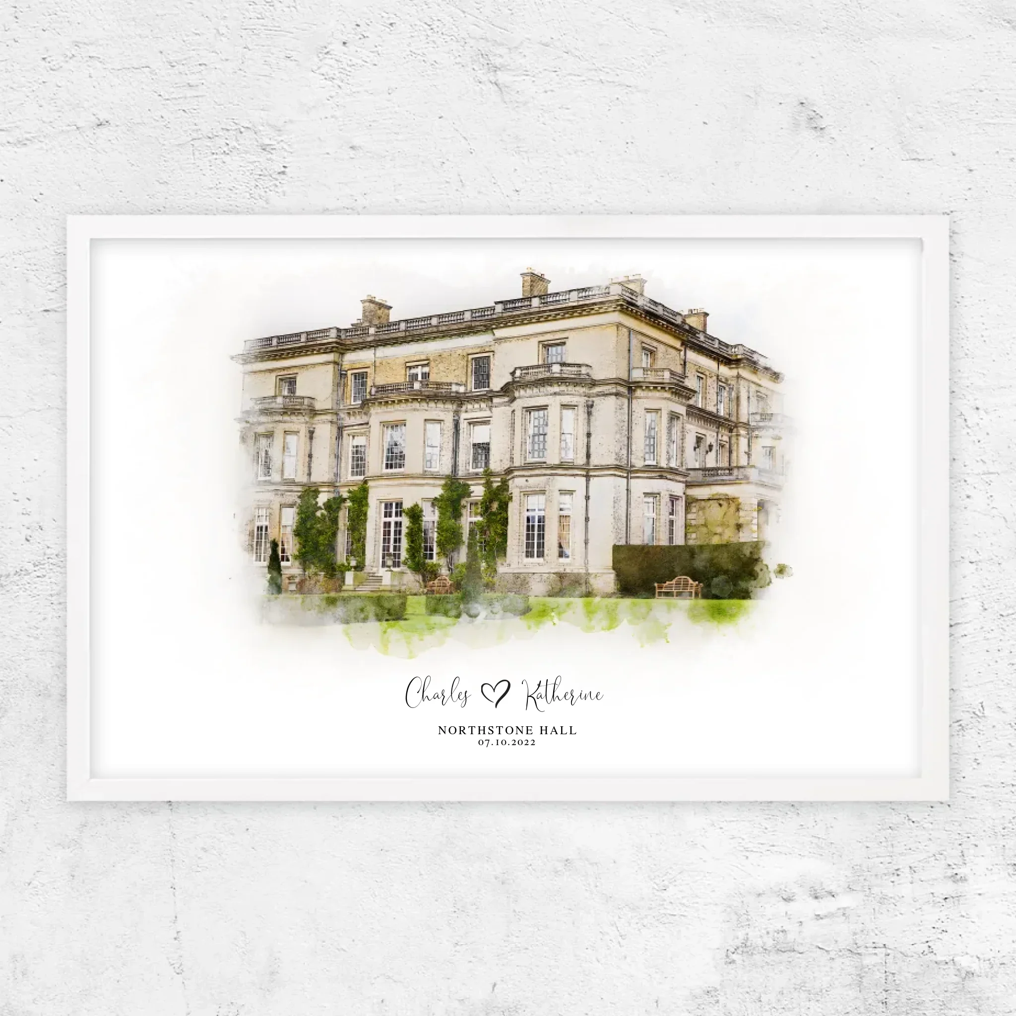 Personalized Poster – Wedding Venue Sketch - Image 10