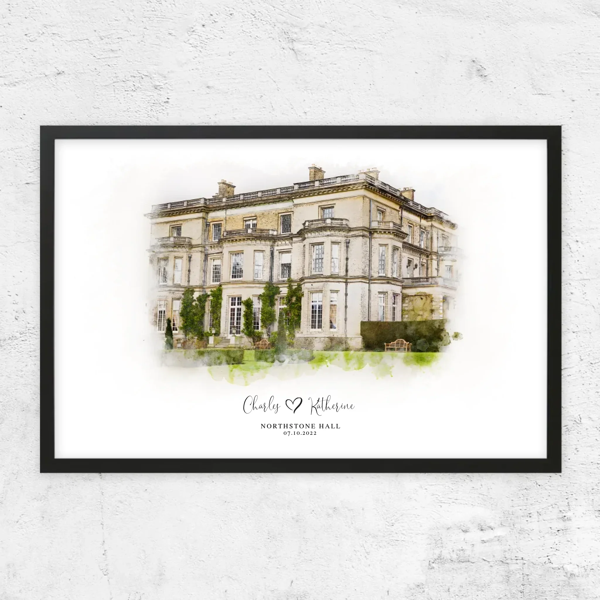 Personalized Poster – Wedding Venue Sketch - Image 5